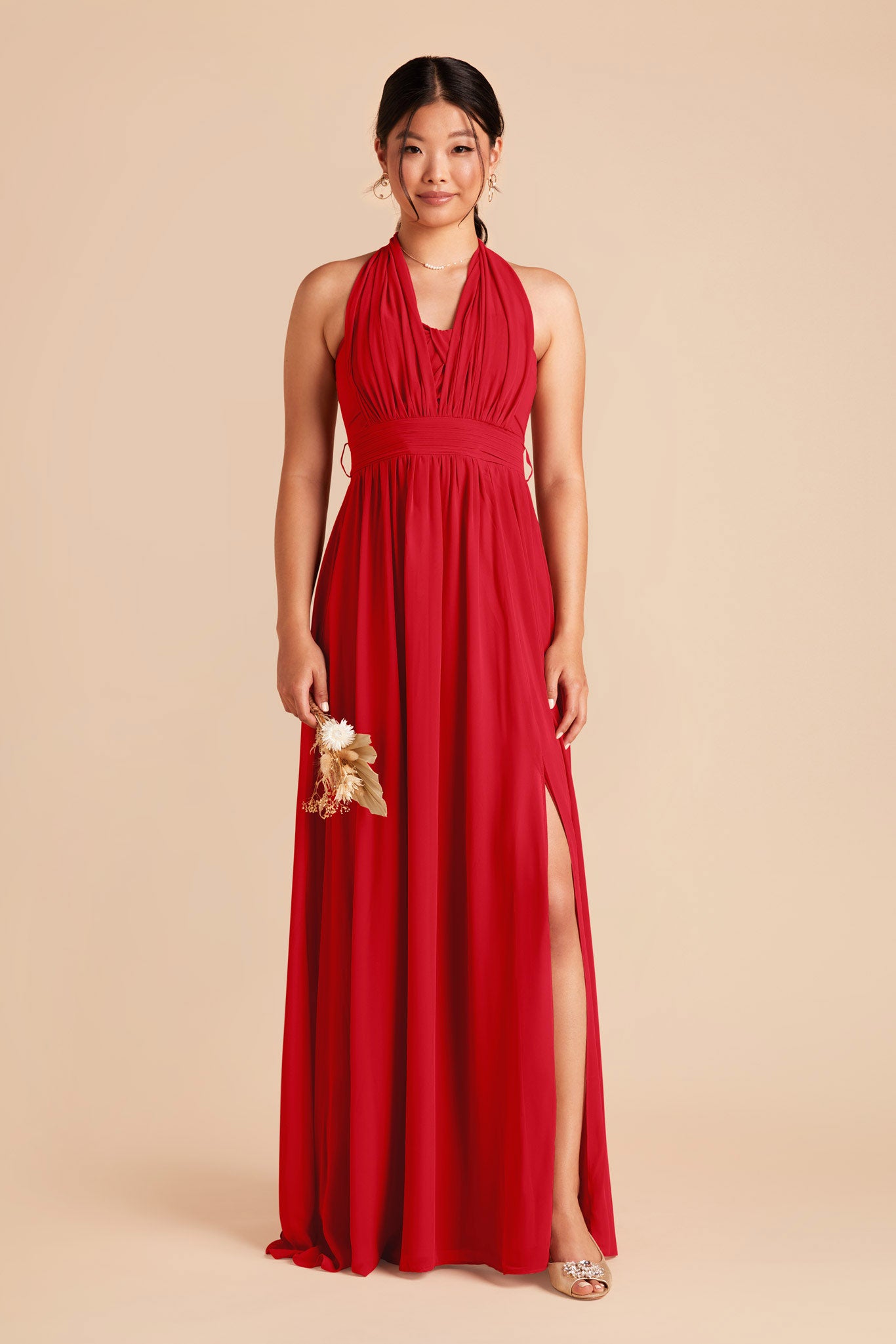 Ruby Red Grace Convertible Dress by Birdy Grey