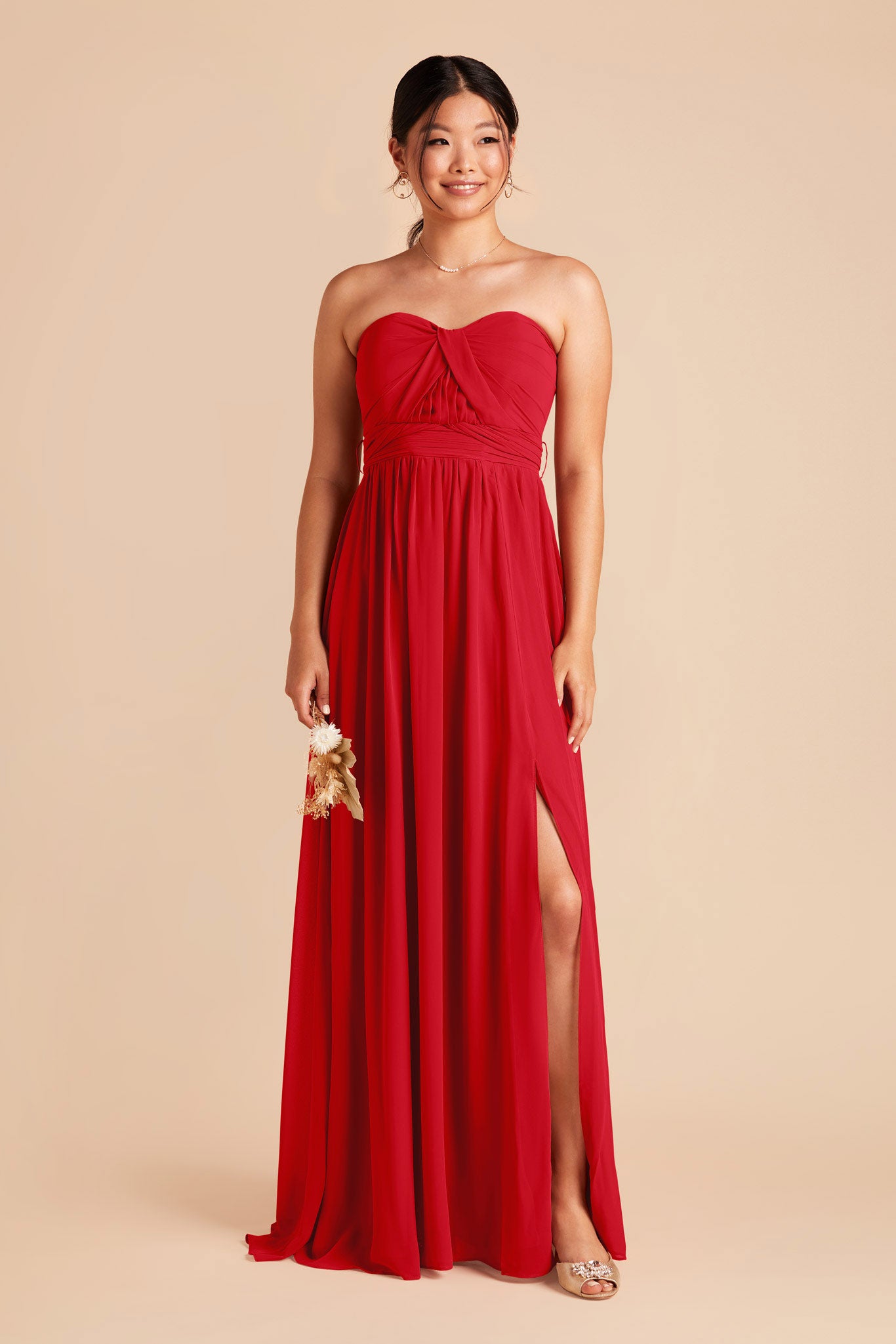 Ruby Red Grace Convertible Dress by Birdy Grey