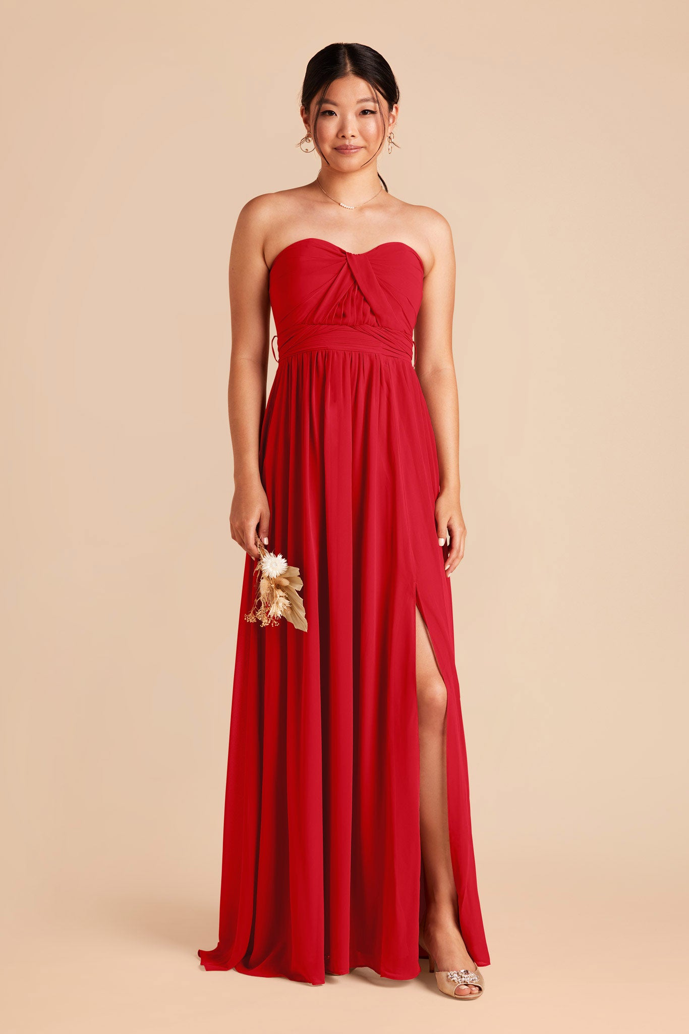 Ruby Red Grace Convertible Dress by Birdy Grey