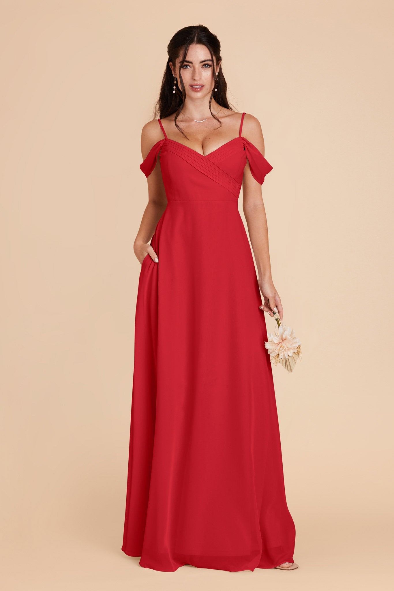 Ruby Red Spence Convertible Dress by Birdy Grey