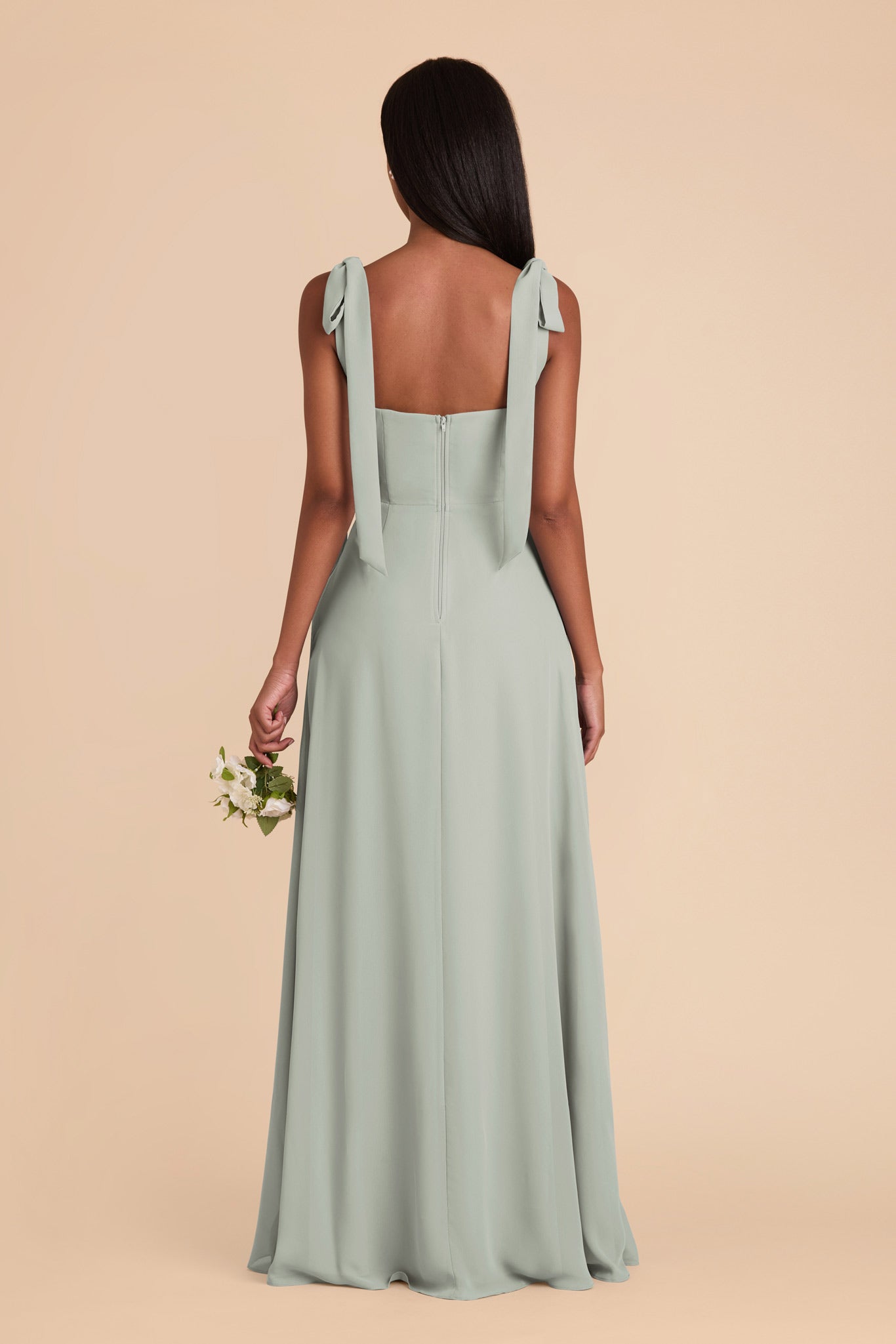 Sage Alex Convertible Chiffon Dress by Birdy Grey