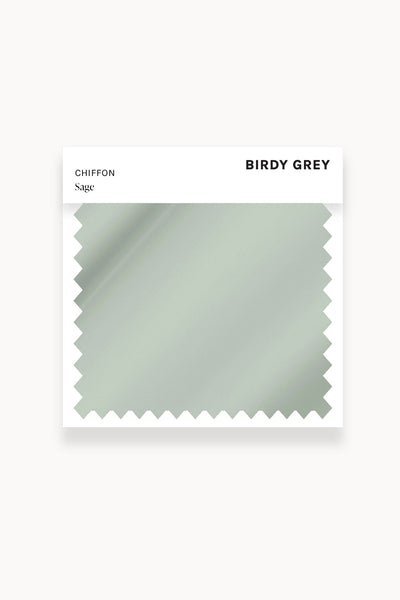 Sage Chiffon Swatch by Birdy Grey