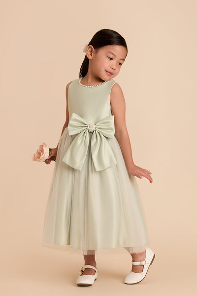 Sage Fern Flower Girl Dress by Birdy Grey