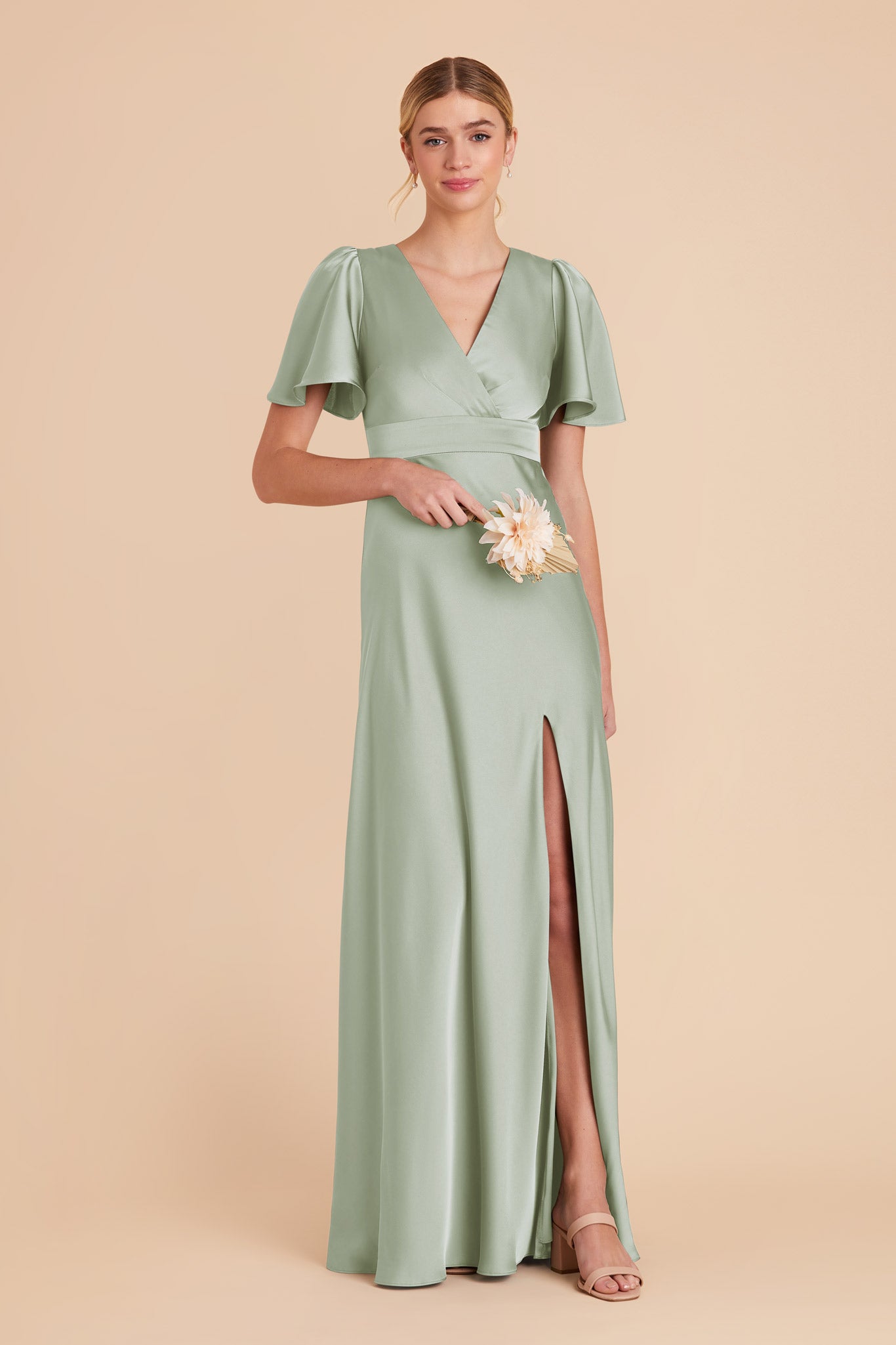 Marni Green Satin Mini Dress