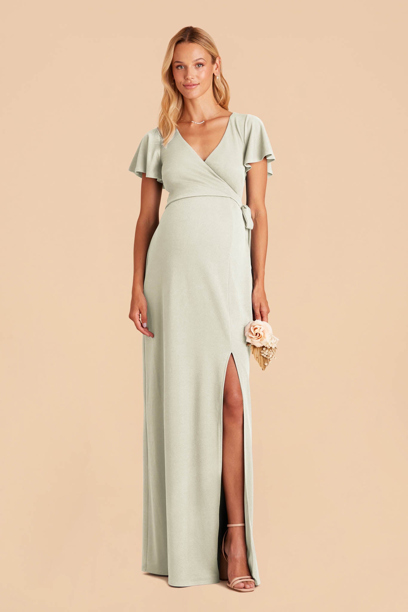 Grey Maternity Bridesmaid Dresses