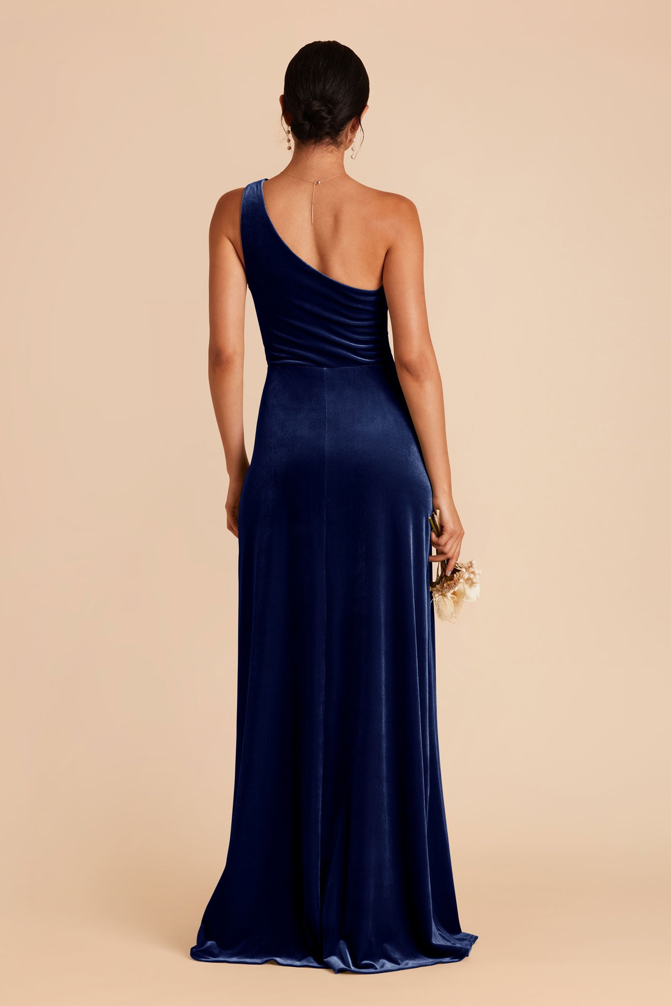 Sapphire Blue Kira Velvet Dress by Birdy Grey