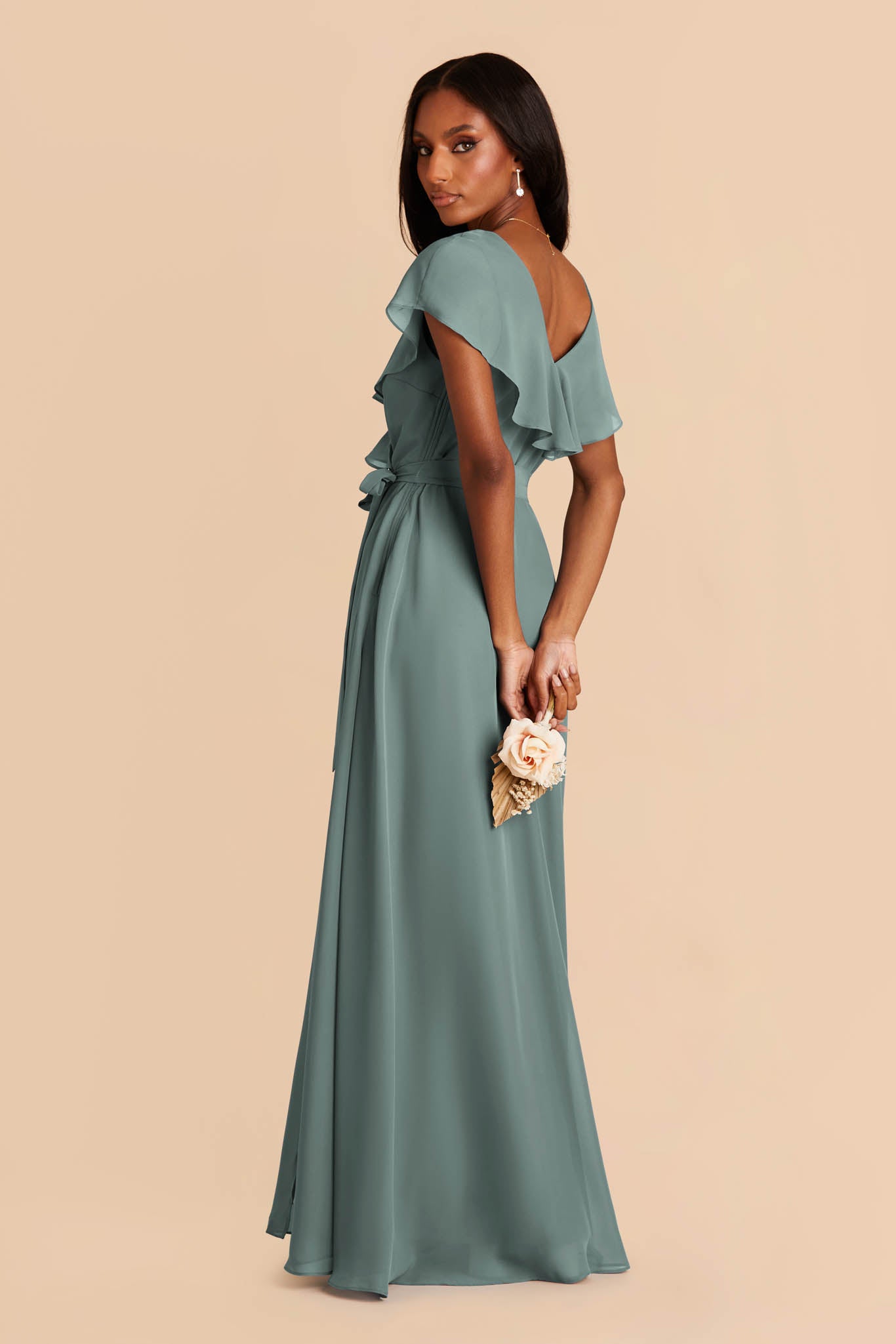 Sea green 2025 bridesmaid dresses