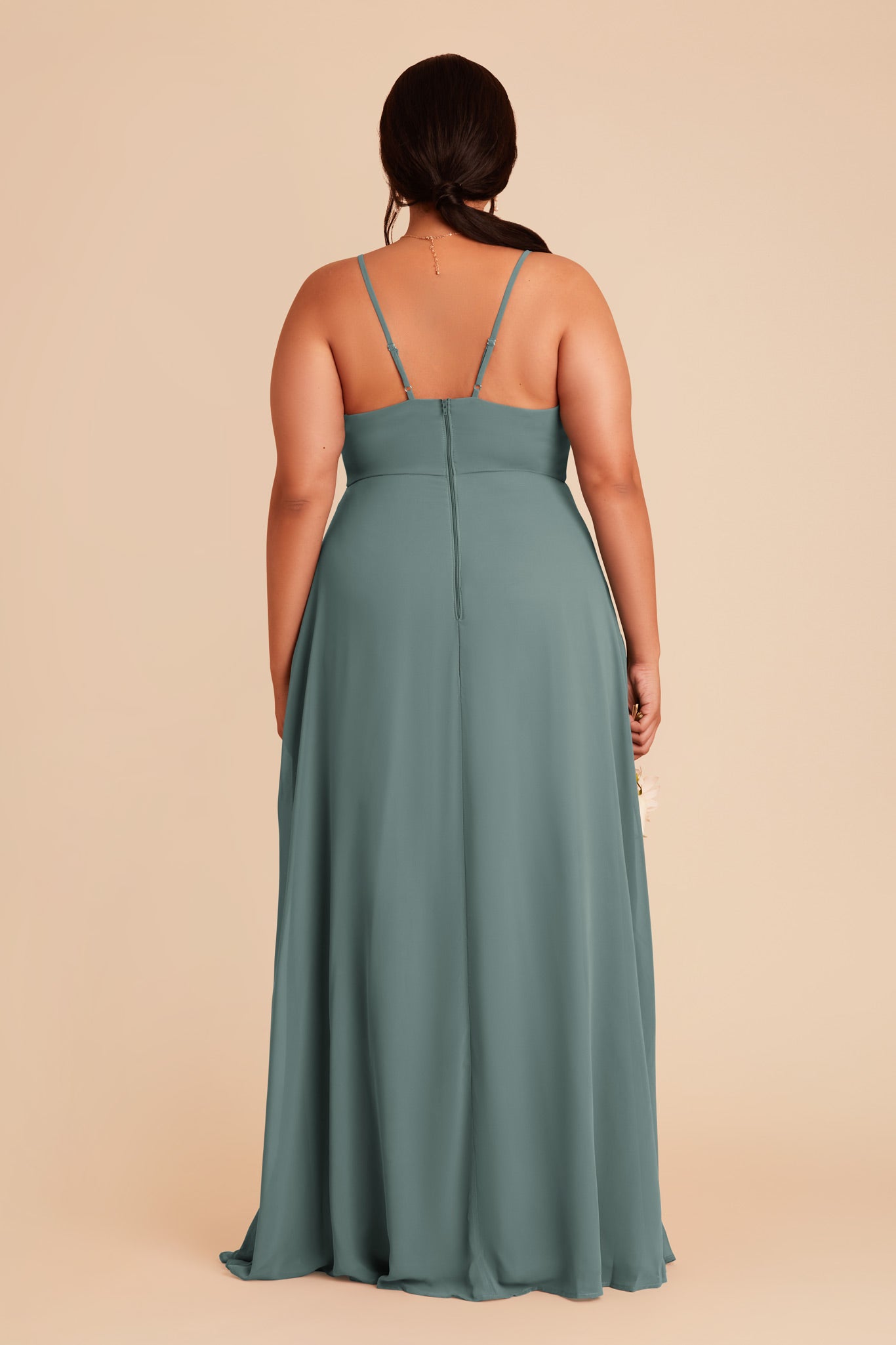 Sea Glass Theresa Chiffon Dress  by Birdy Grey