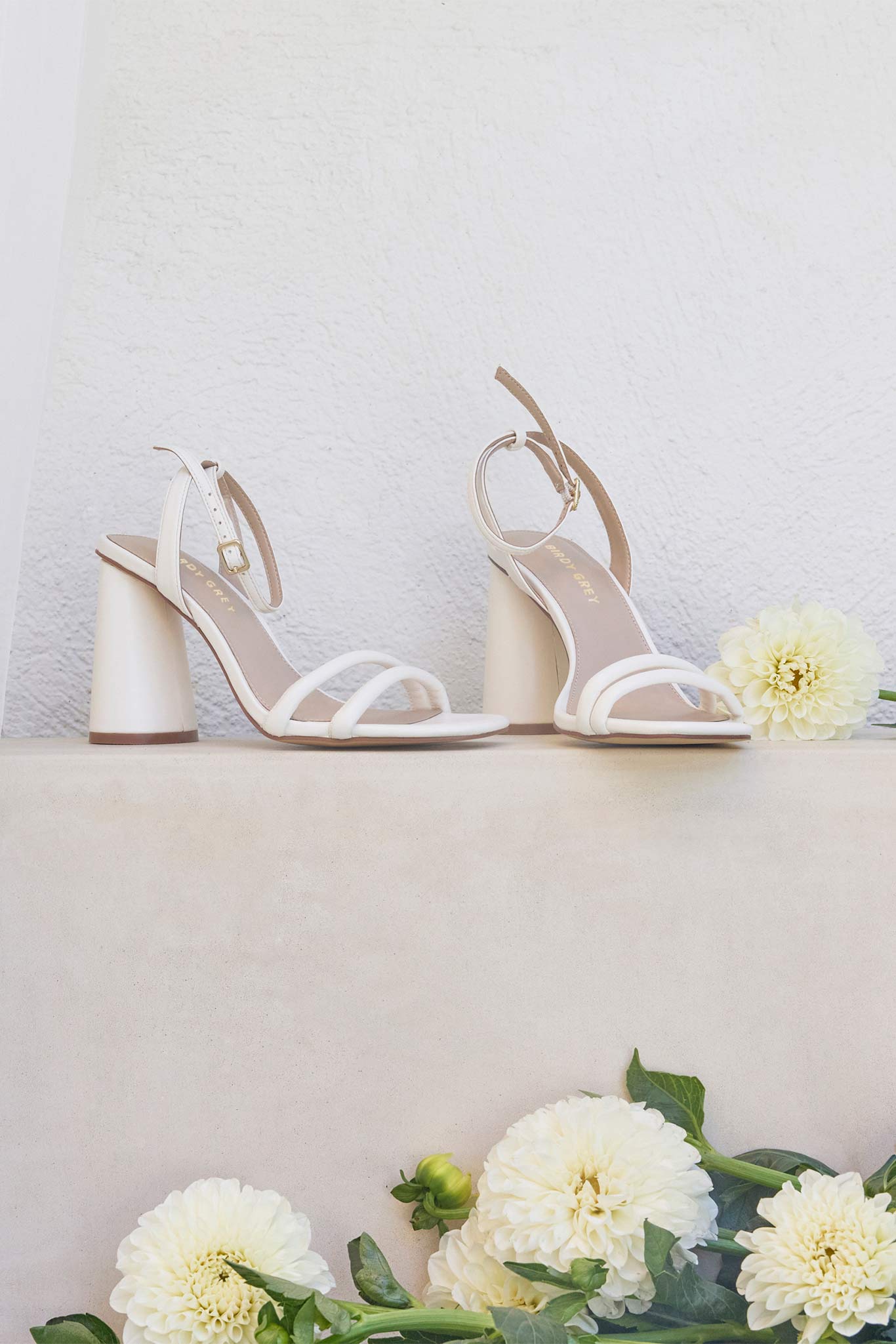 Julia Chunky Heel - Ivory