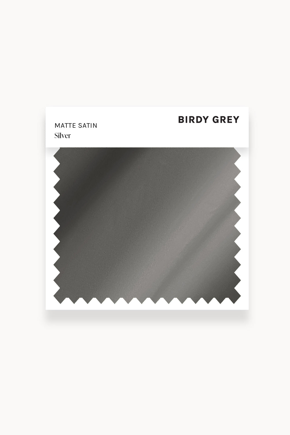 Swatch - Matte Satin in Silver