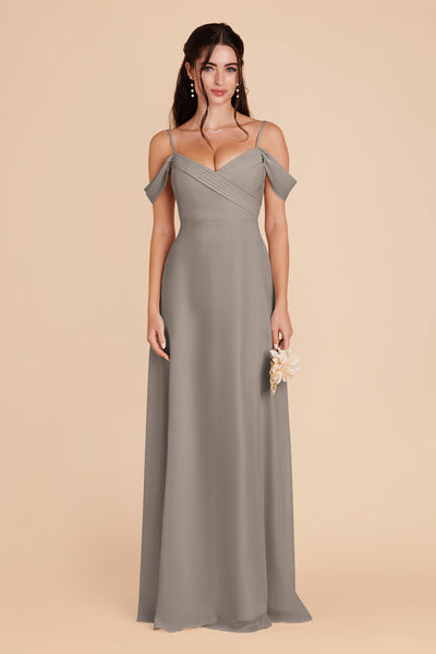 Silver Spence Convertible Chiffon Dress by Birdy Grey