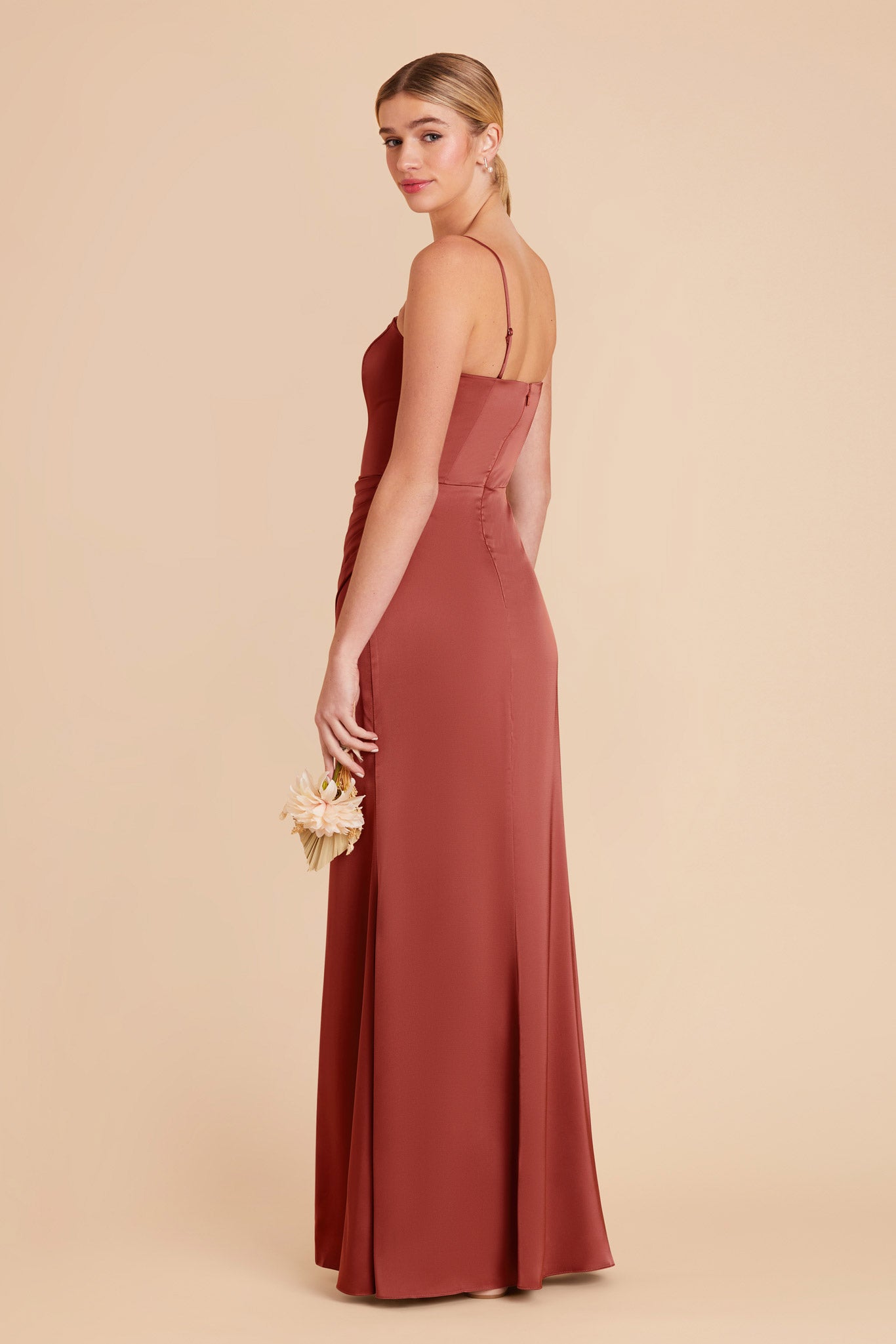 Spice Anne Matte Satin Dress by Birdy Grey