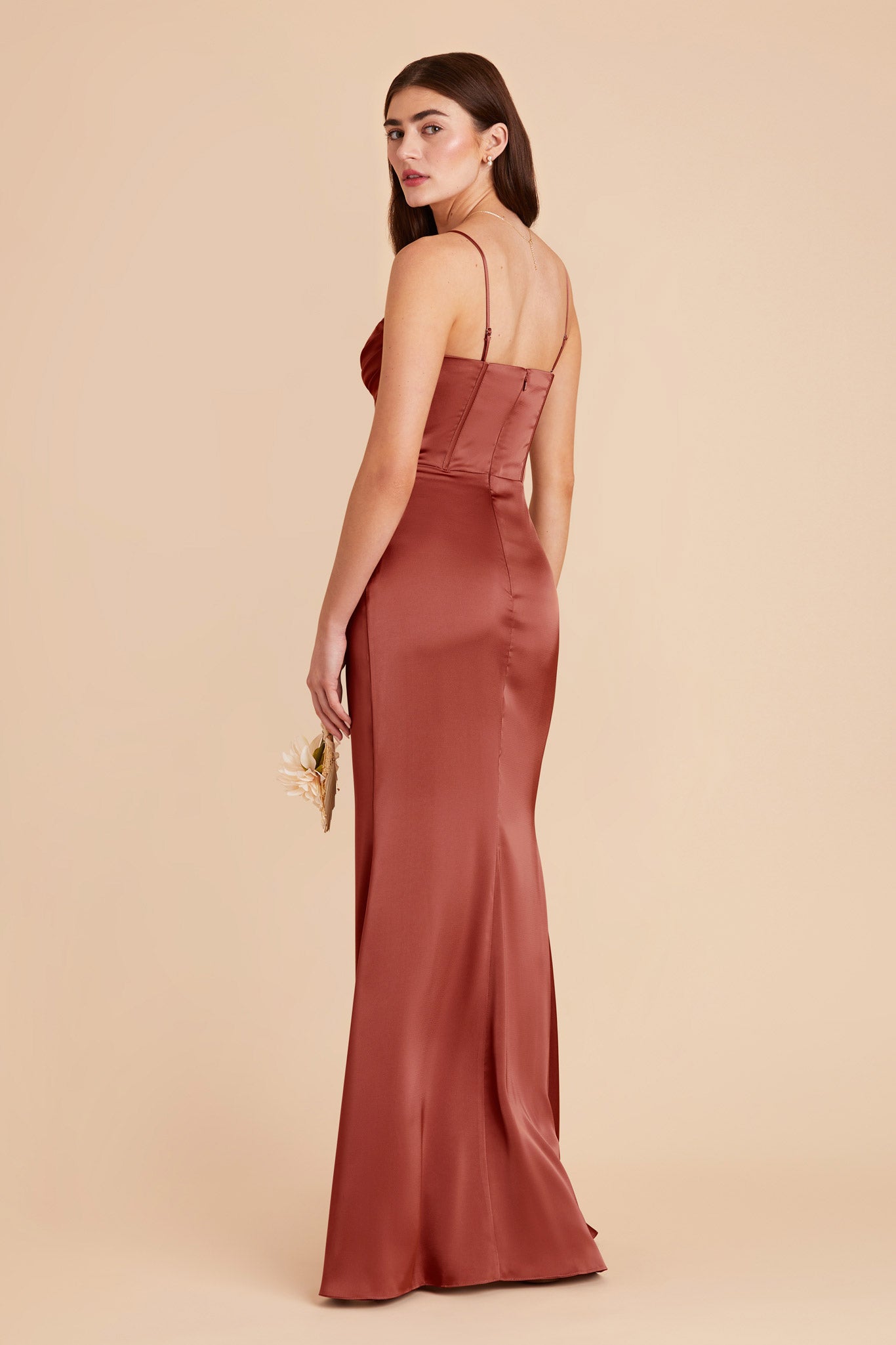 Spice Carrie Matte Satin Dress by Birdy Grey