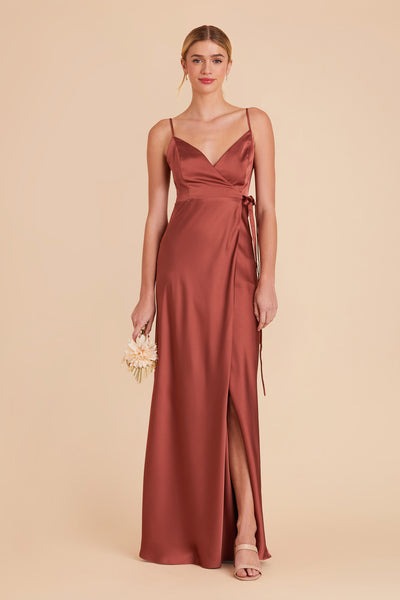 Spice Cindy Matte Satin Dress by Birdy Grey