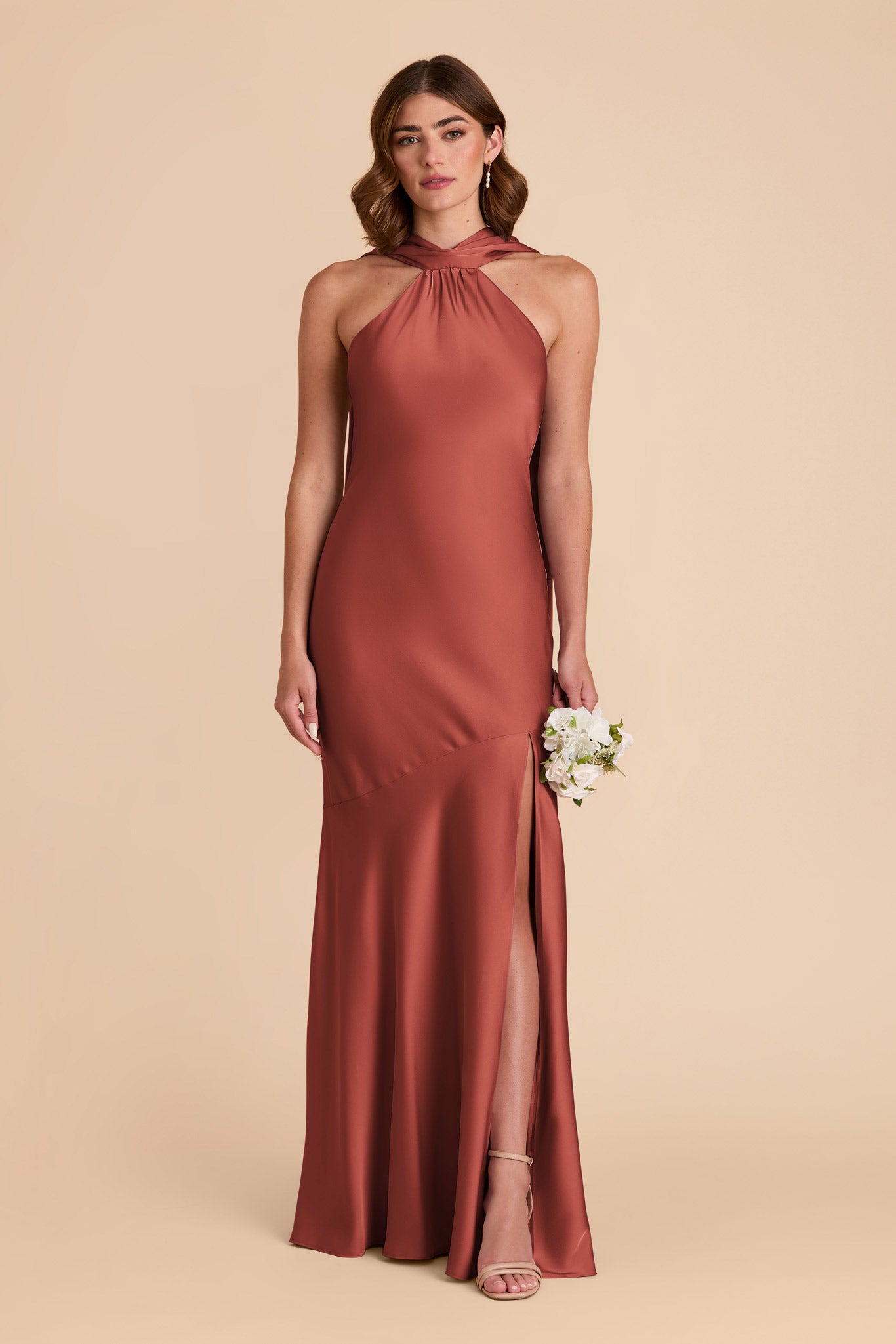 Spice Eileen Matte Satin Dress by Birdy Grey