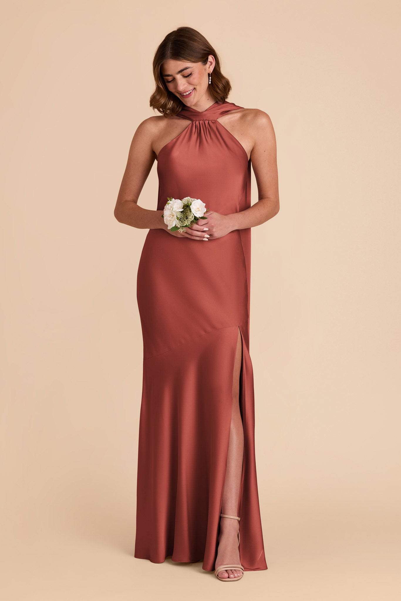 Spice Eileen Matte Satin Dress by Birdy Grey