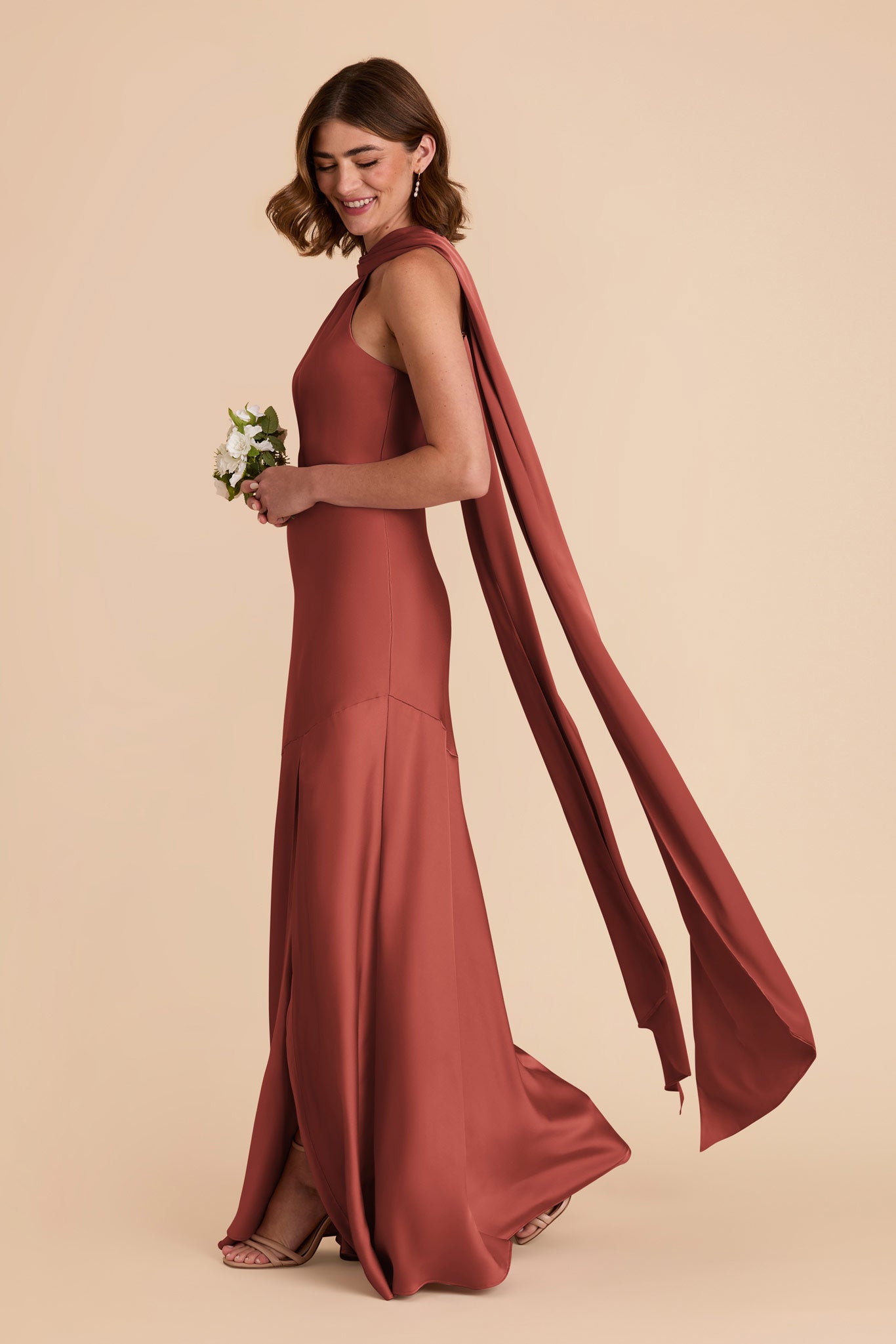 Spice Eileen Matte Satin Dress by Birdy Grey