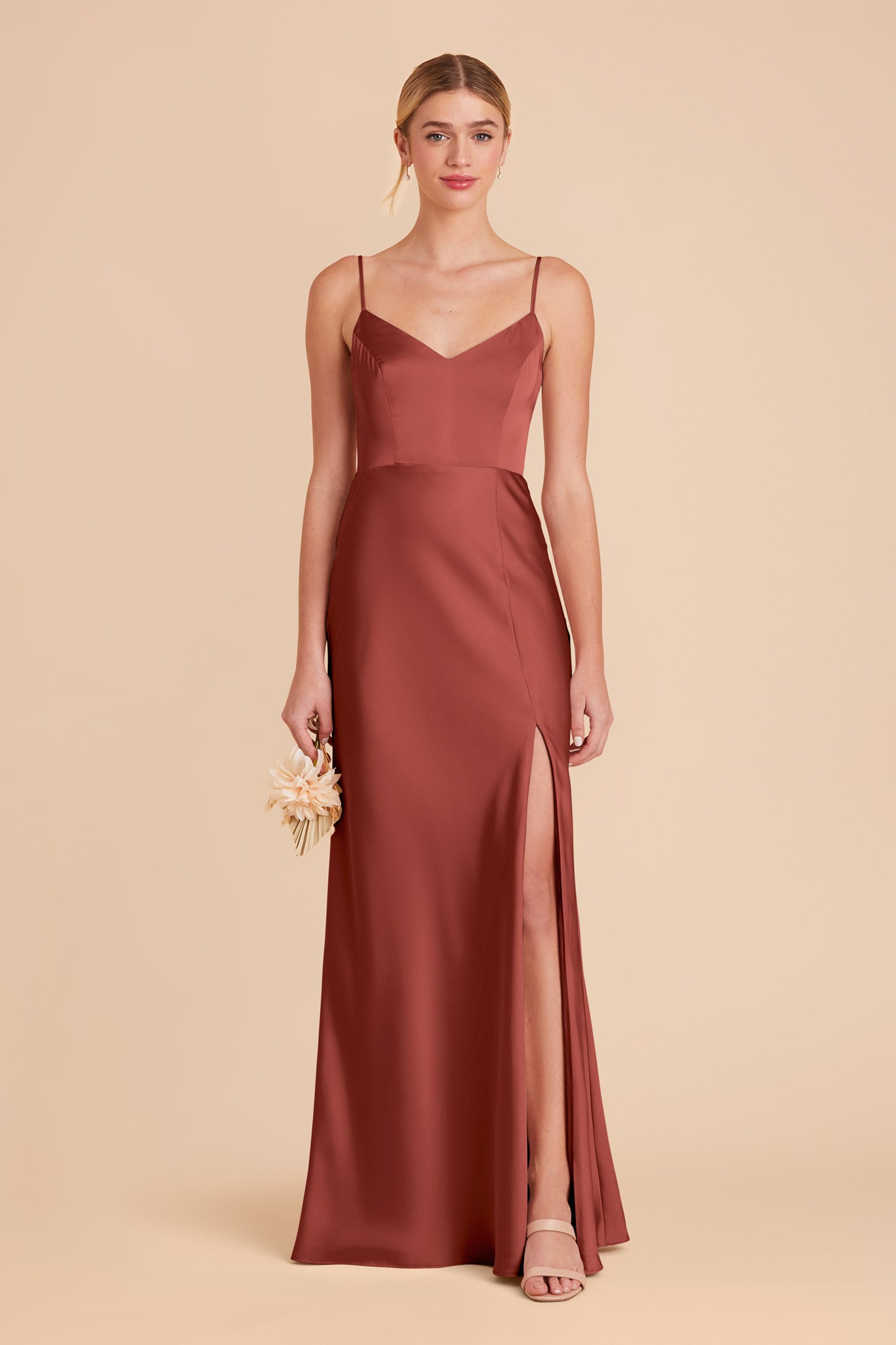 Spice Jay Matte Satin Dress by Birdy Grey