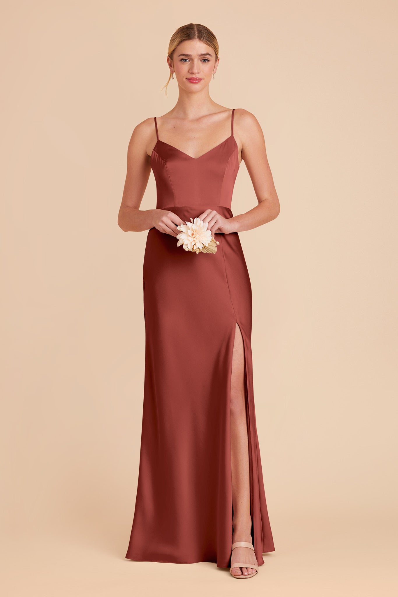 Spice Jay Matte Satin Dress by Birdy Grey