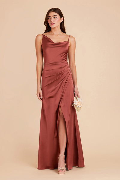 Spice Jennifer Matte Satin Dress by Birdy Grey