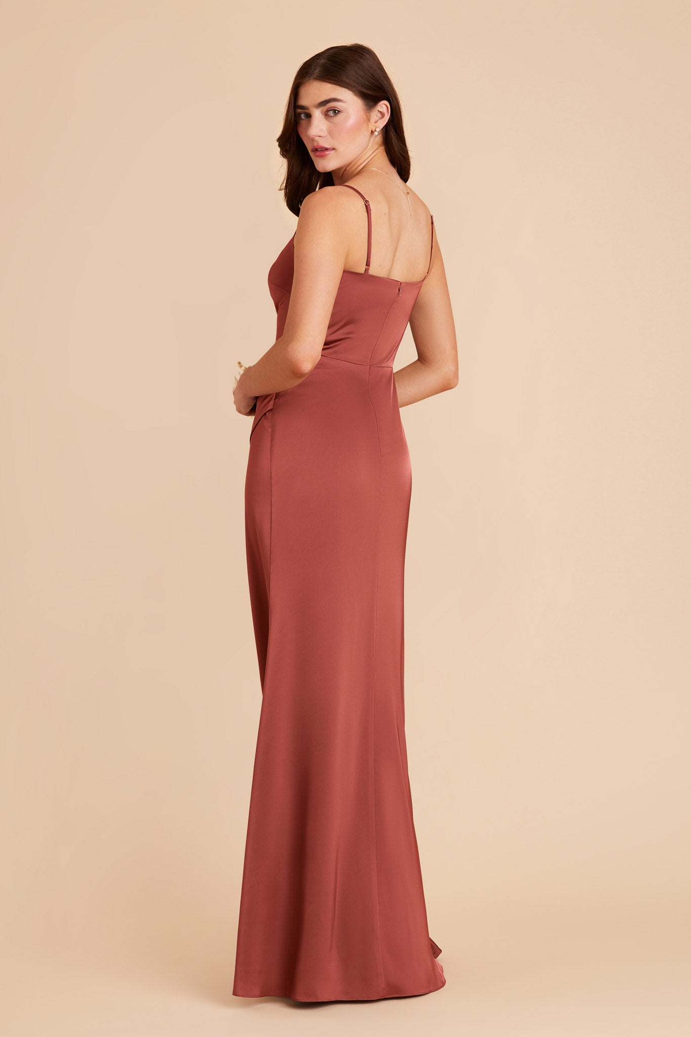 Spice Jennifer Matte Satin Dress by Birdy Grey