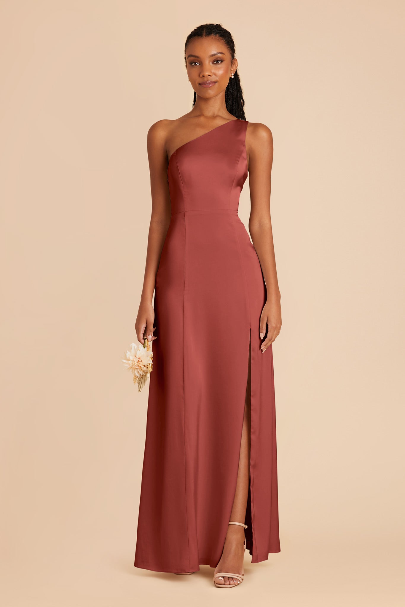 Spice Kira Matte Satin Dress by Birdy Grey