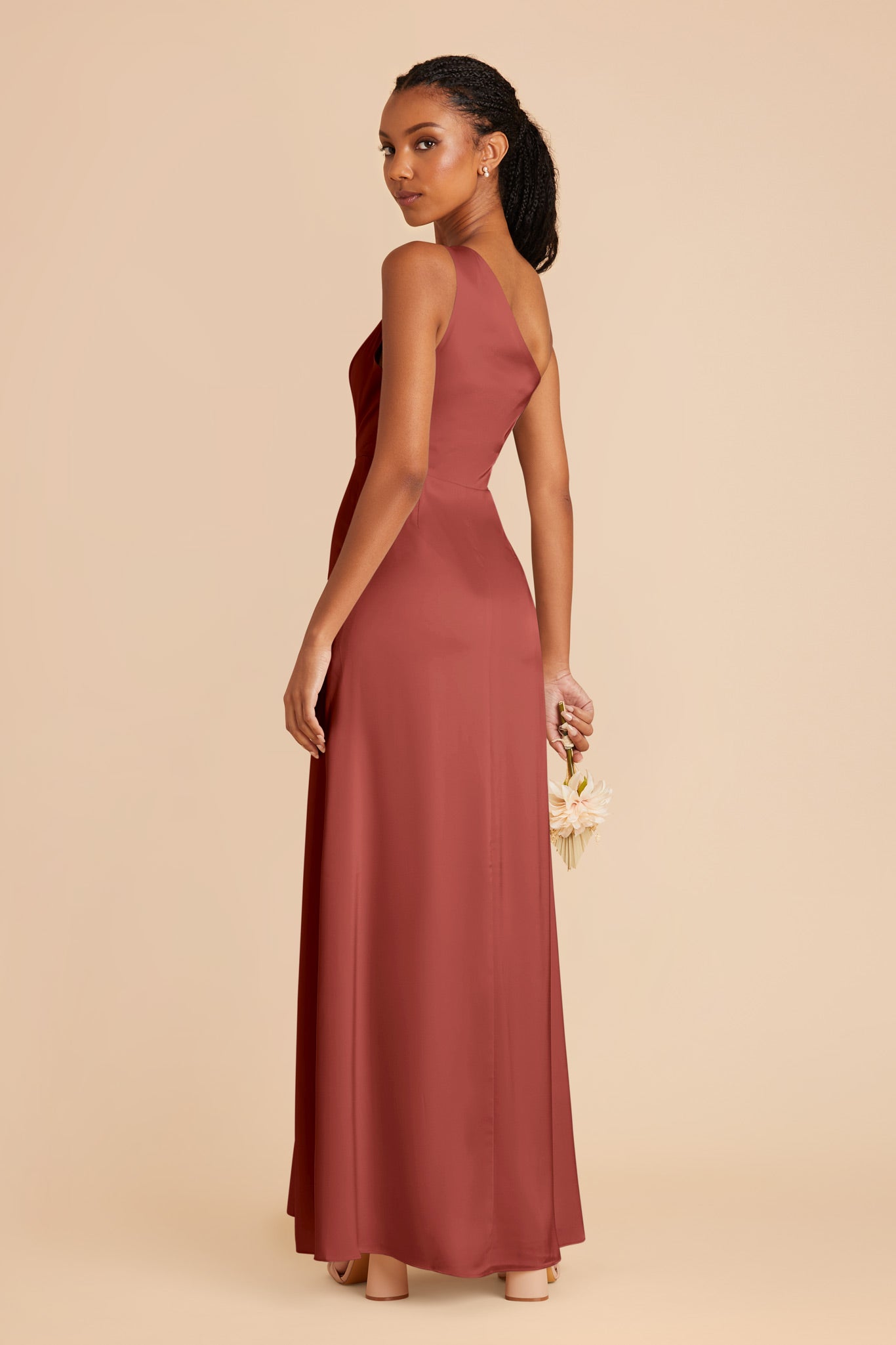 Spice Kira Matte Satin Dress by Birdy Grey