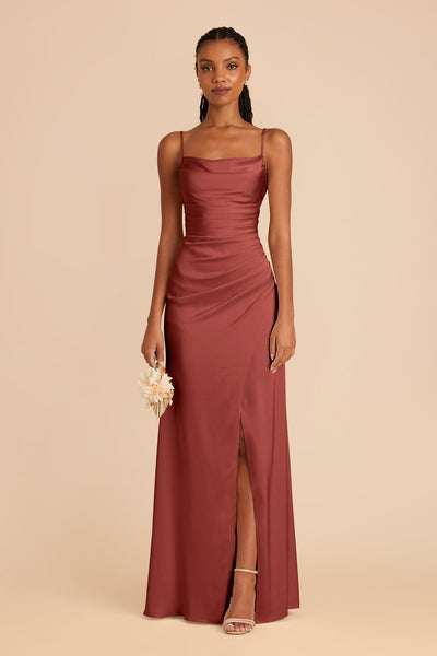 Spice Lydia Matte Satin Dress by Birdy Grey