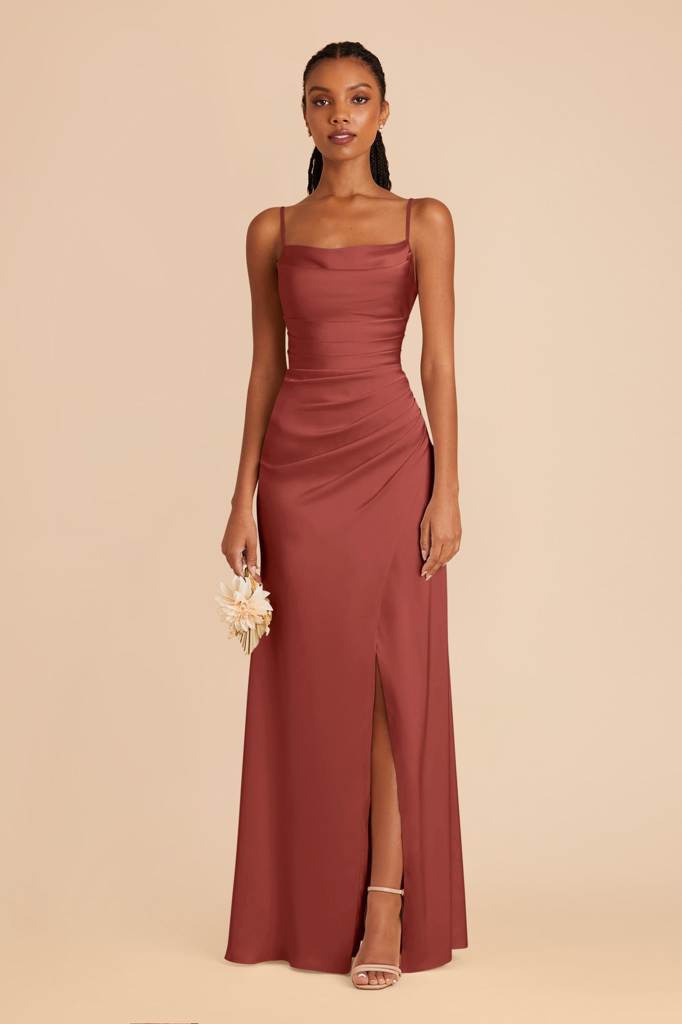 Spice Lydia Matte Satin Dress by Birdy Grey