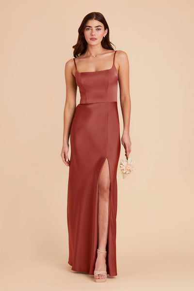 Spice Mai Matte Satin Dress by Birdy Grey