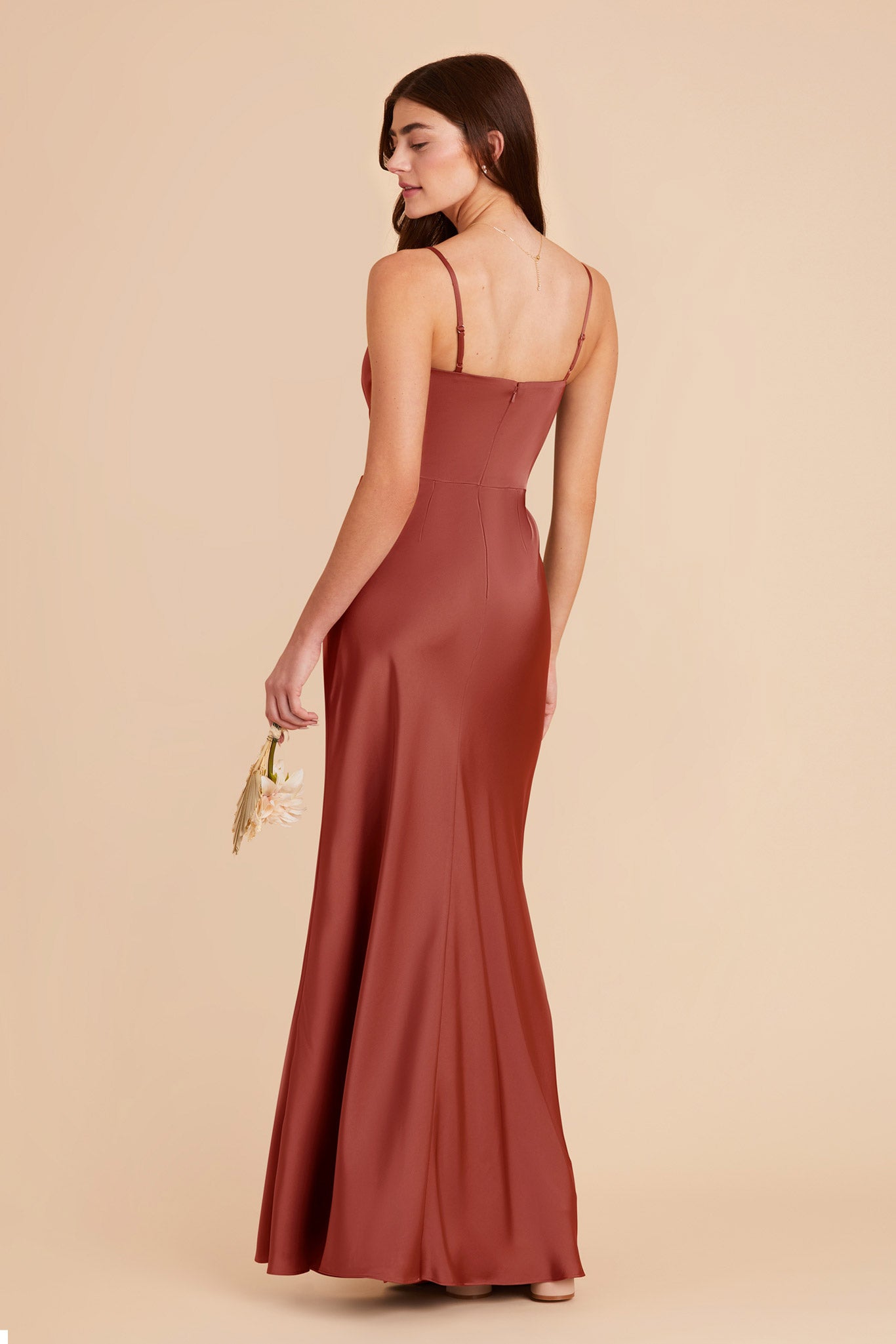 Spice Mai Matte Satin Dress by Birdy Grey