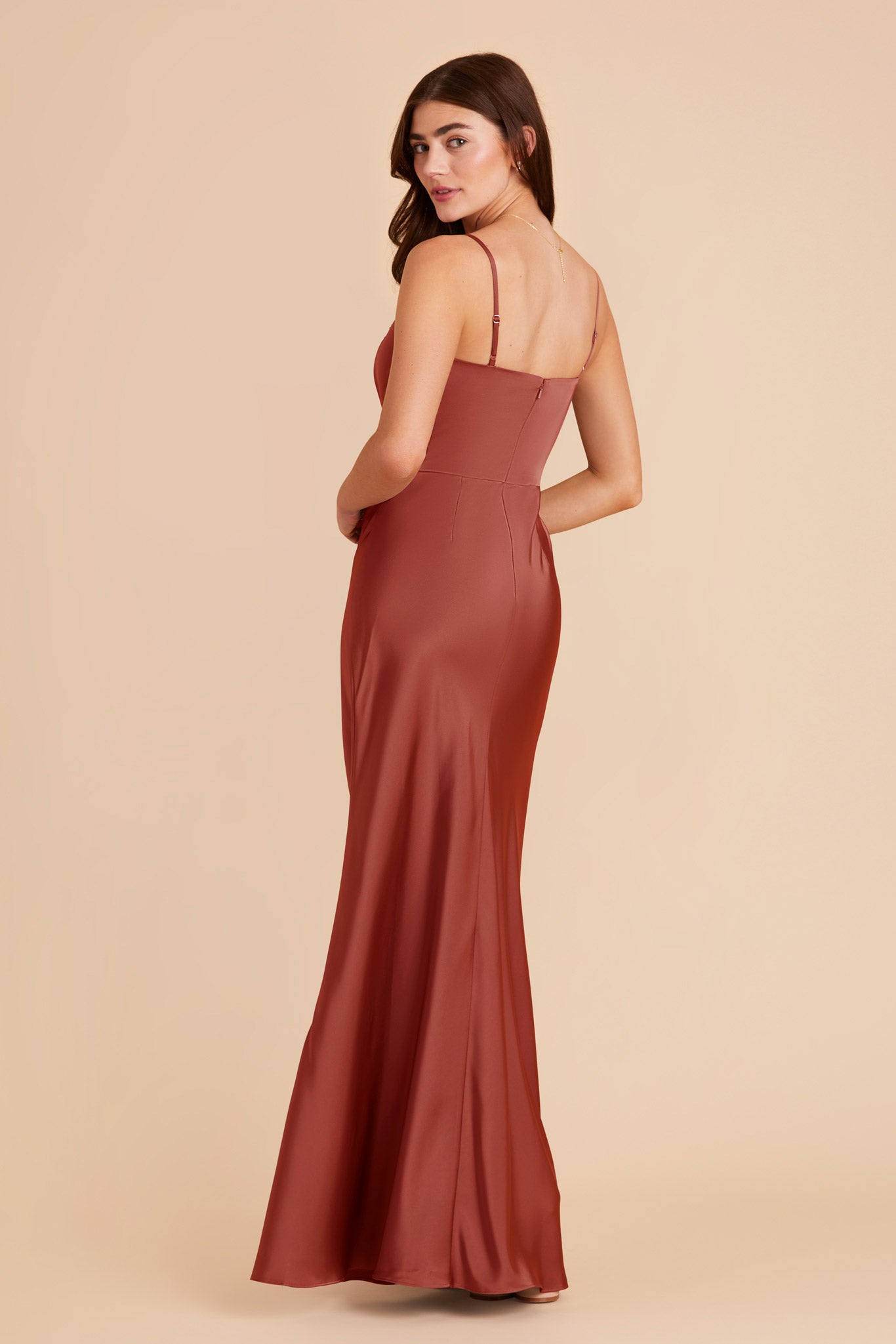 Spice Mai Matte Satin Dress by Birdy Grey