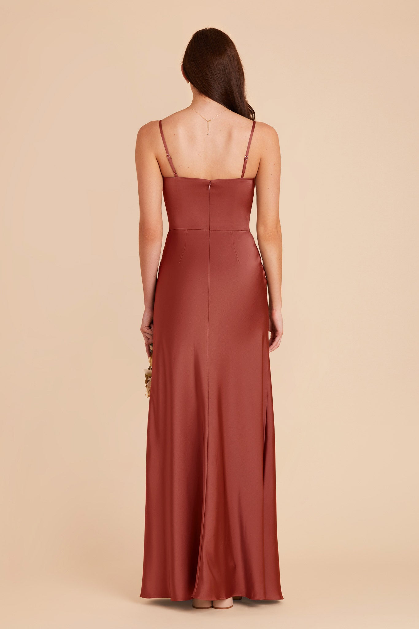 Spice Mai Matte Satin Dress by Birdy Grey