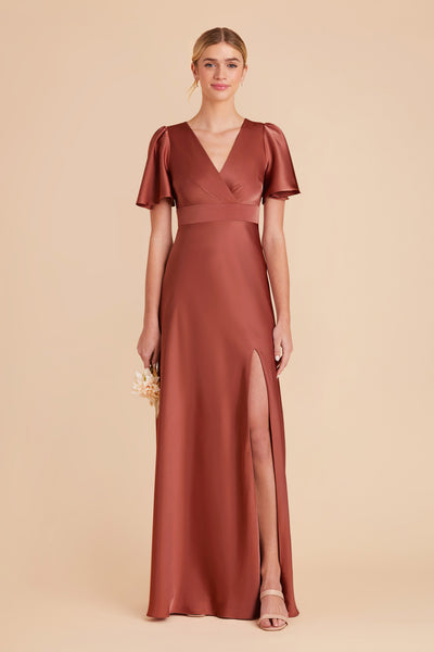 Spice Marni Matte Satin Dress by Birdy Grey