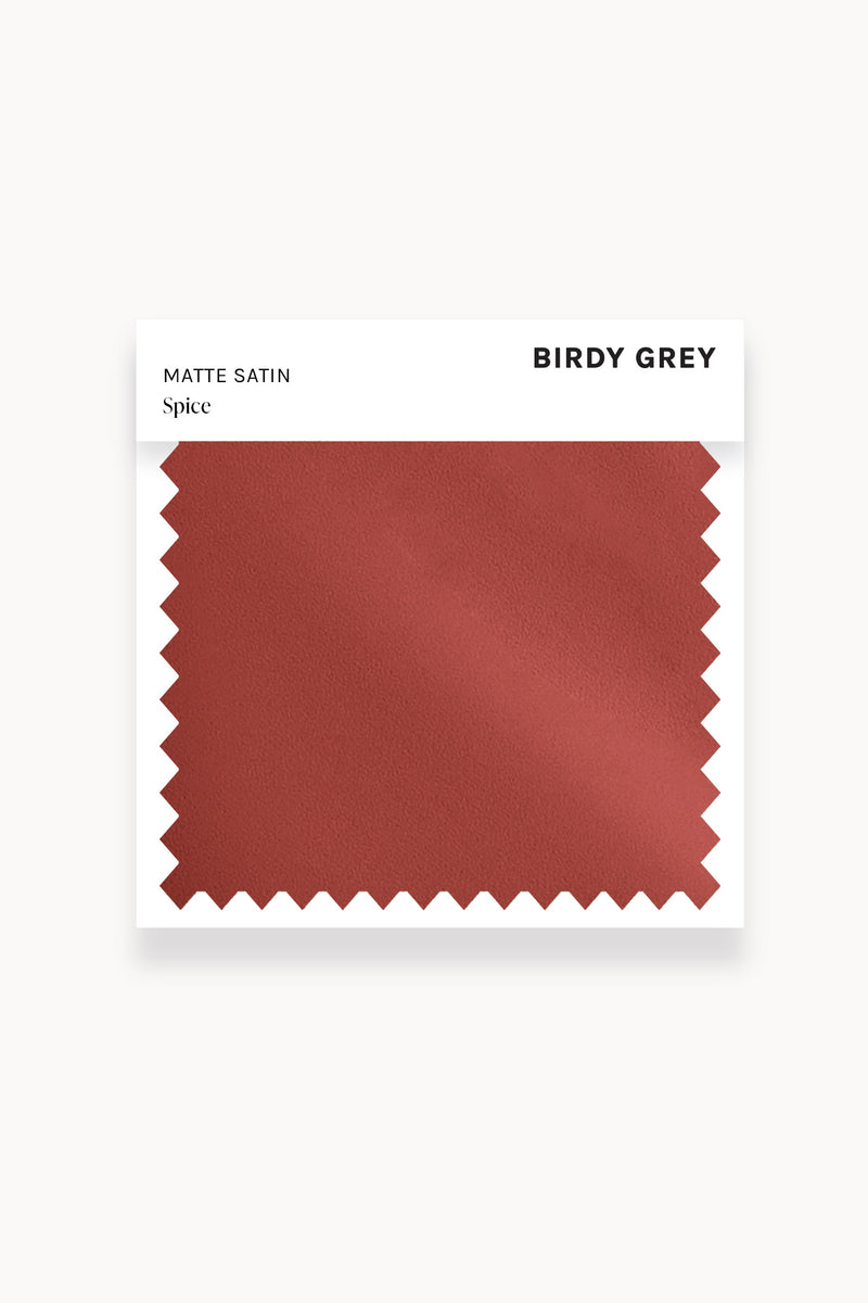 Matte Satin Swatch in Spice by Birdy Grey