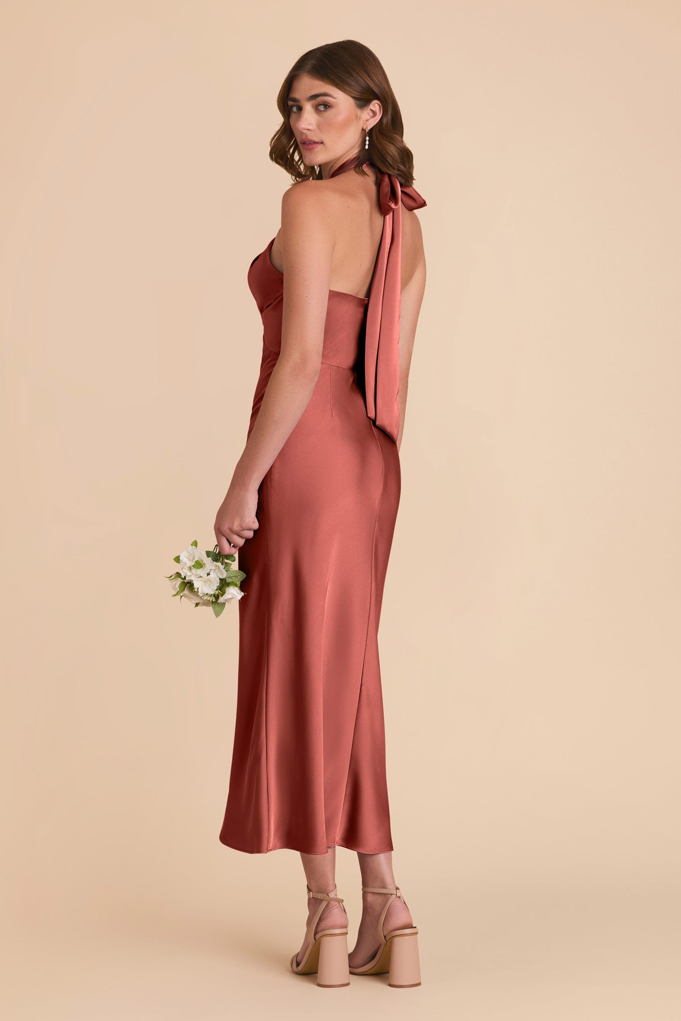 Spice Monique Matte Satin Dress by Birdy Grey