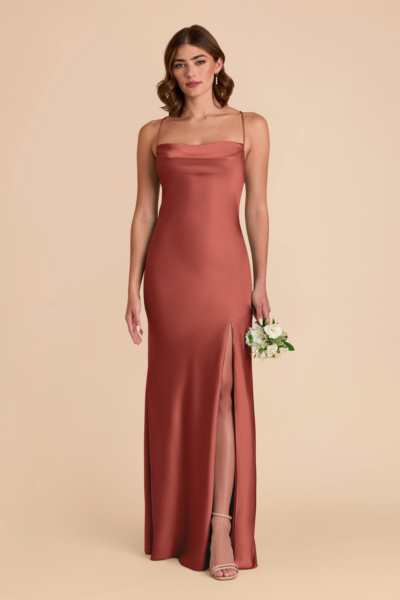 Spice Olivia Matte Satin Dress by Birdy Grey