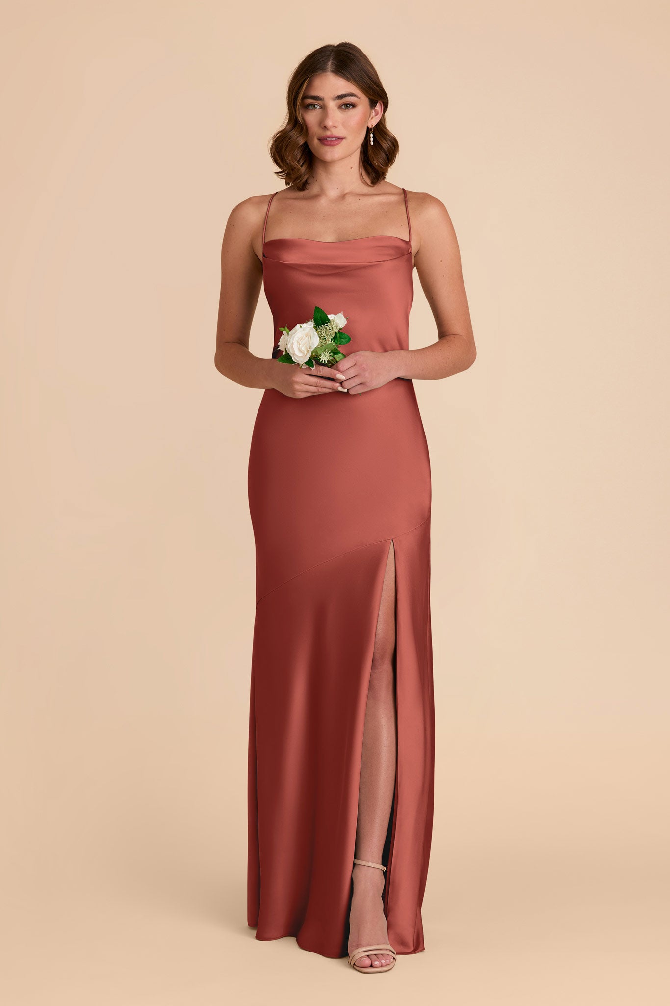 Spice Olivia Matte Satin Dress by Birdy Grey