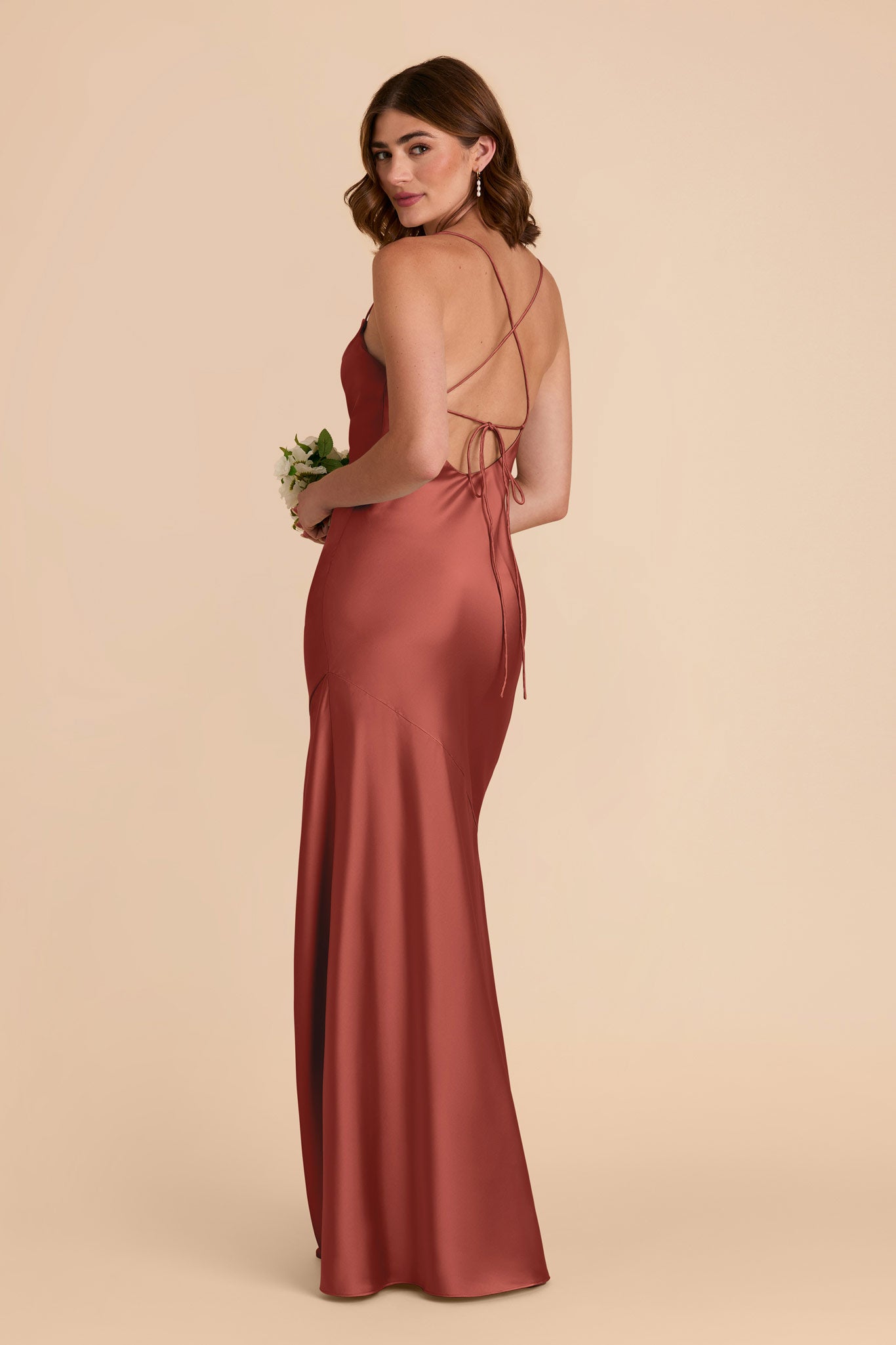 Spice Olivia Matte Satin Dress by Birdy Grey