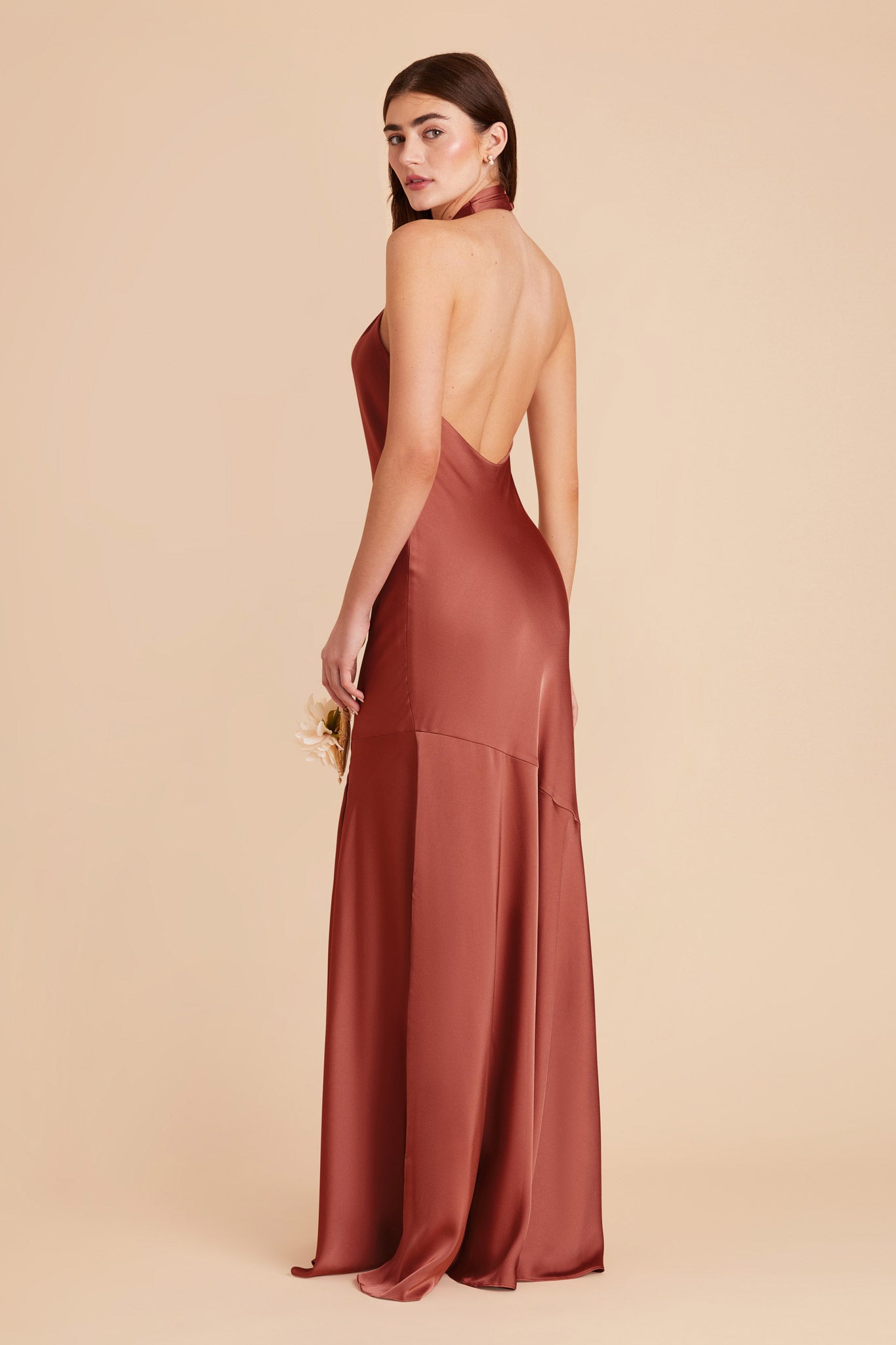 Spice Stephanie Matte Satin Dress by Birdy Grey