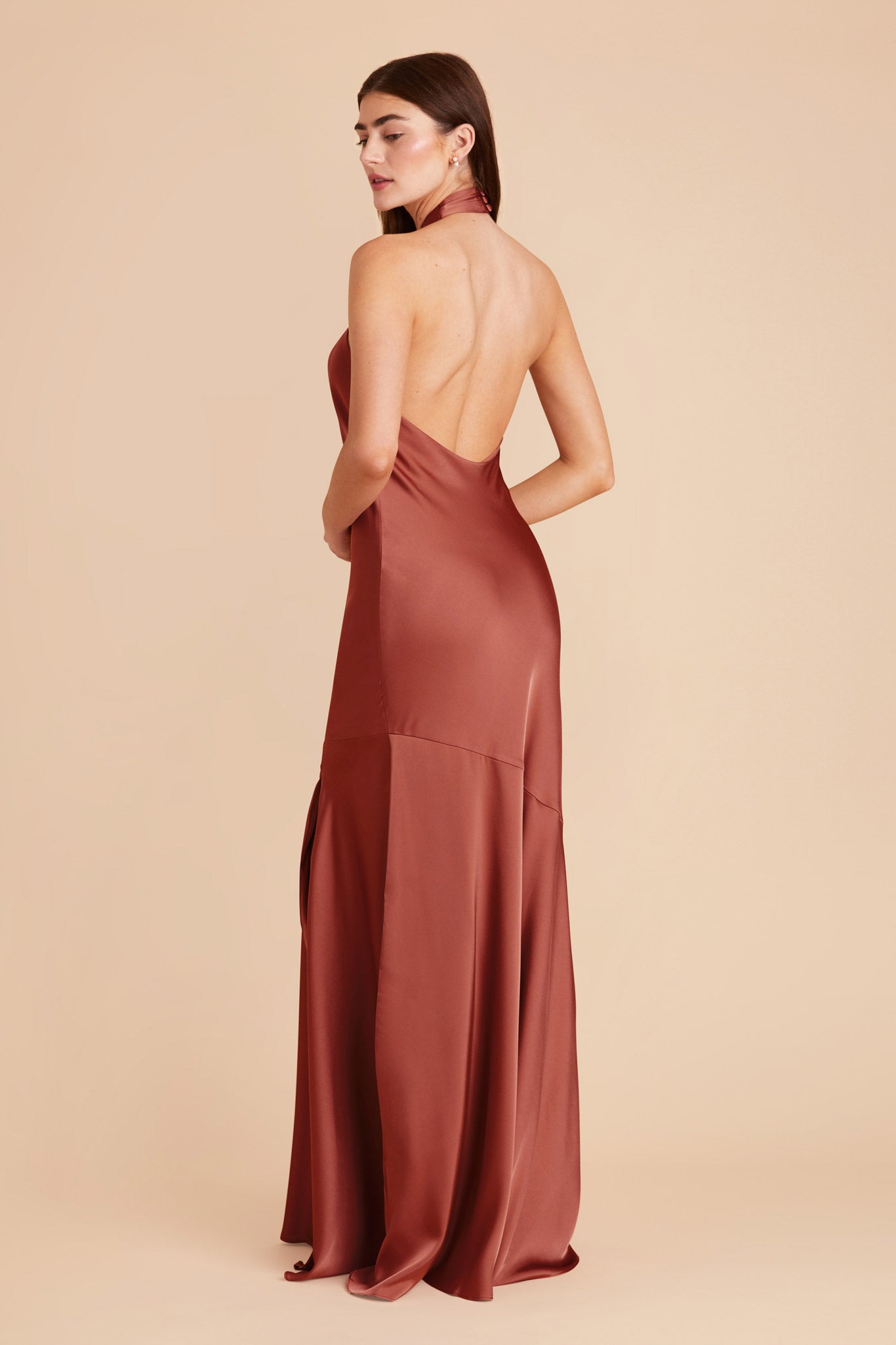 Spice Stephanie Matte Satin Dress by Birdy Grey