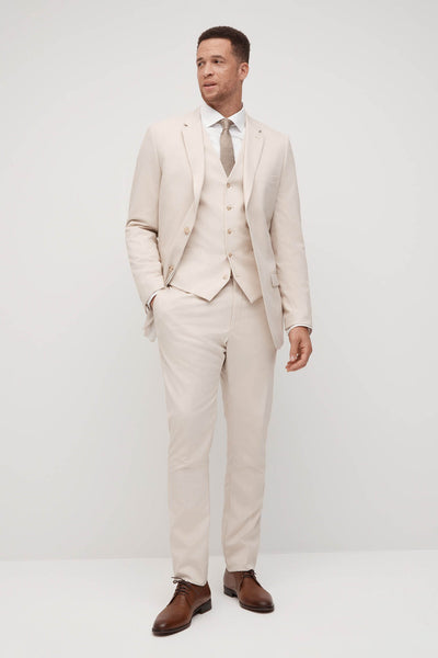 Tan Groomsman Suit by SuitShop