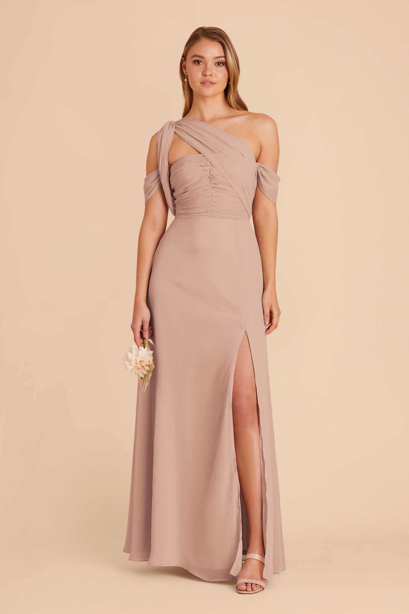 Taupe occasion dress hotsell