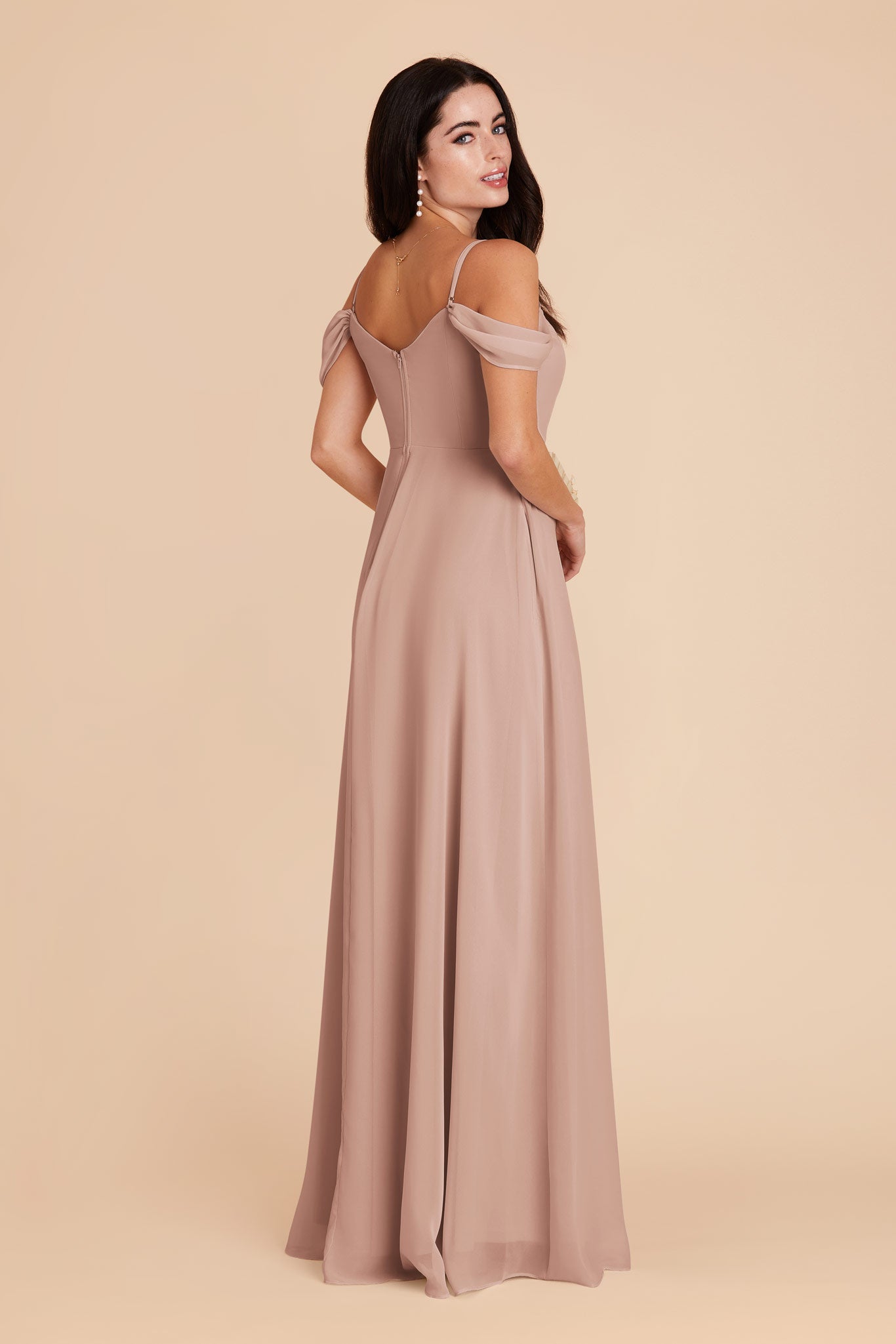 Taupe Spence Convertible Dress by Birdy Grey