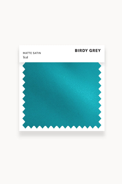 Matte Satin Swatch in Teal by Birdy Grey