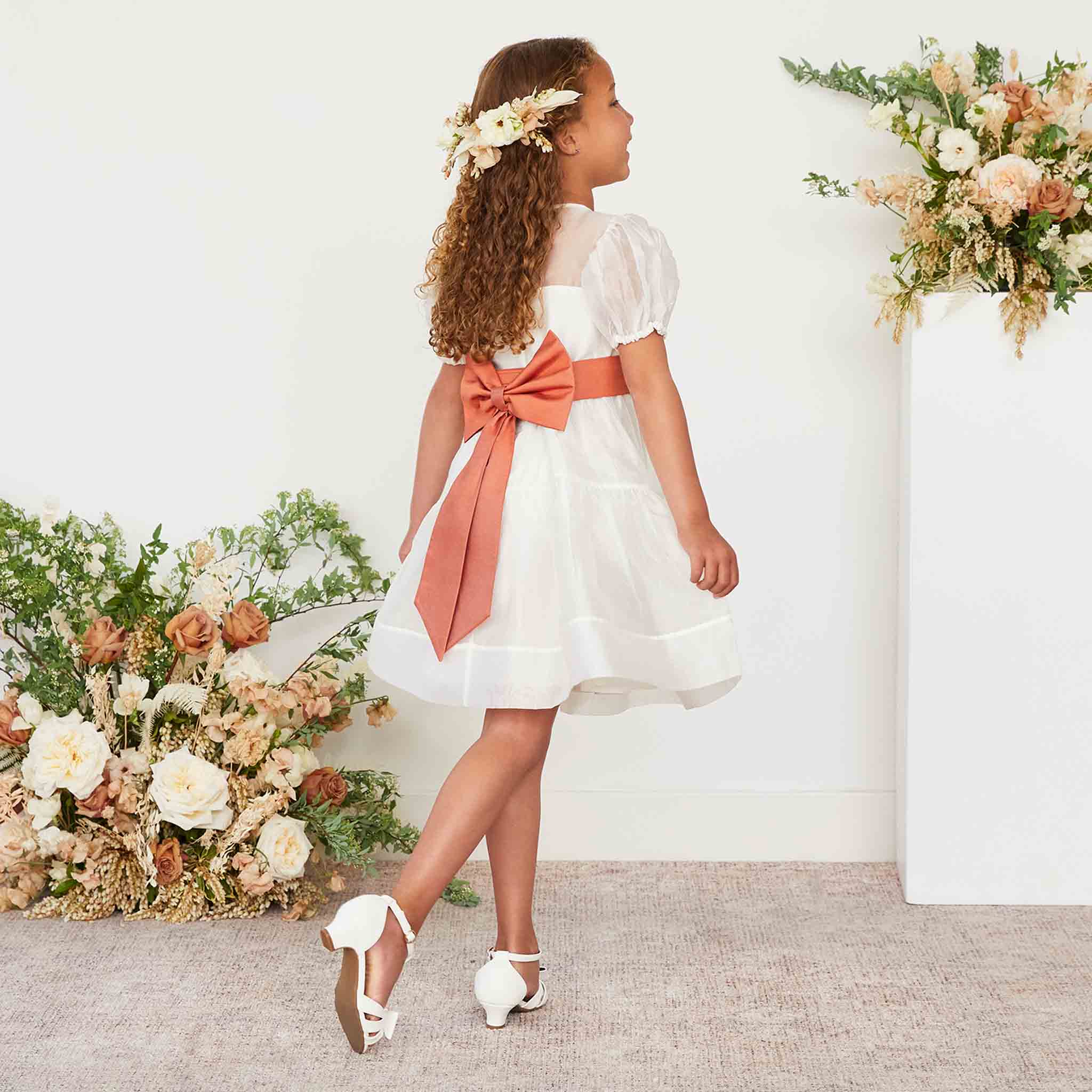 Taffeta Flower Girl Sash