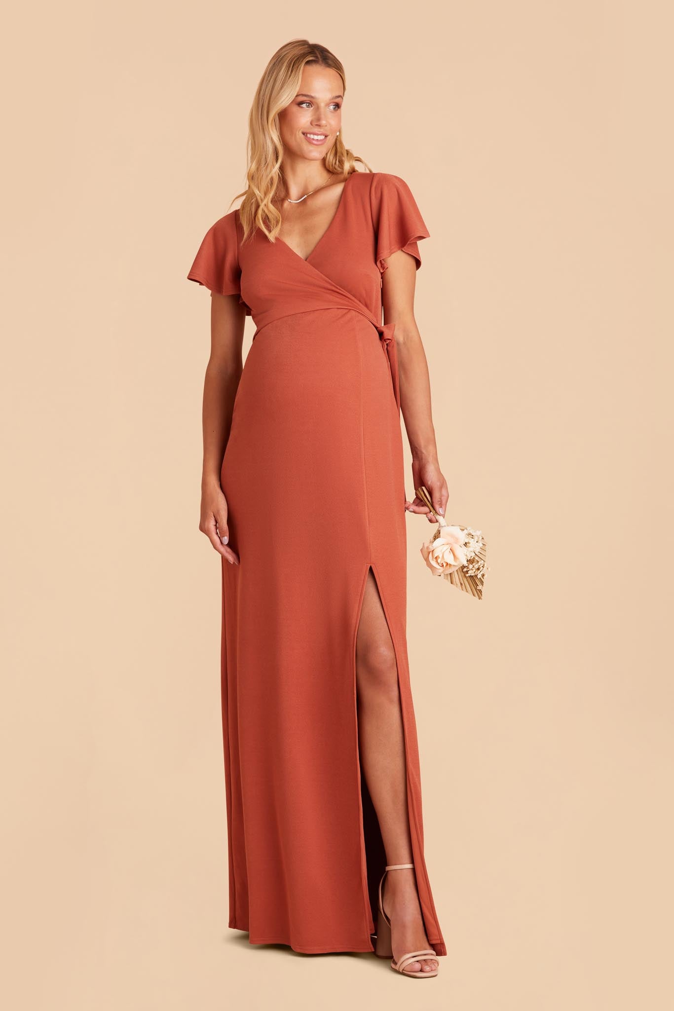 Maternity Bridesmaid Dresses Orange