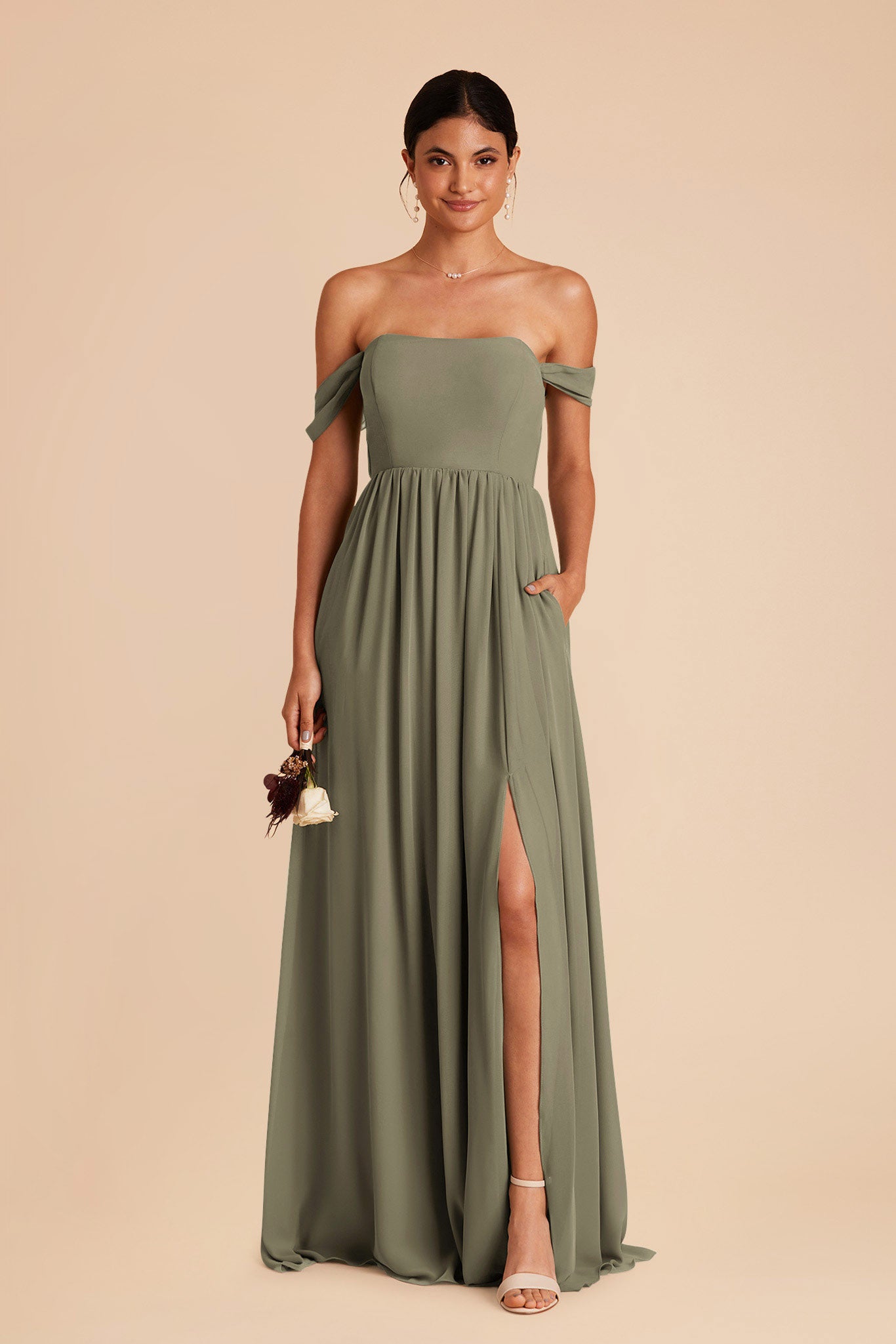 Thyme August Chiffon Dress by Birdy Grey