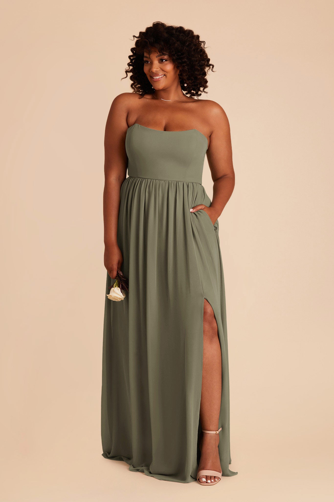 Thyme August Chiffon Dress by Birdy Grey