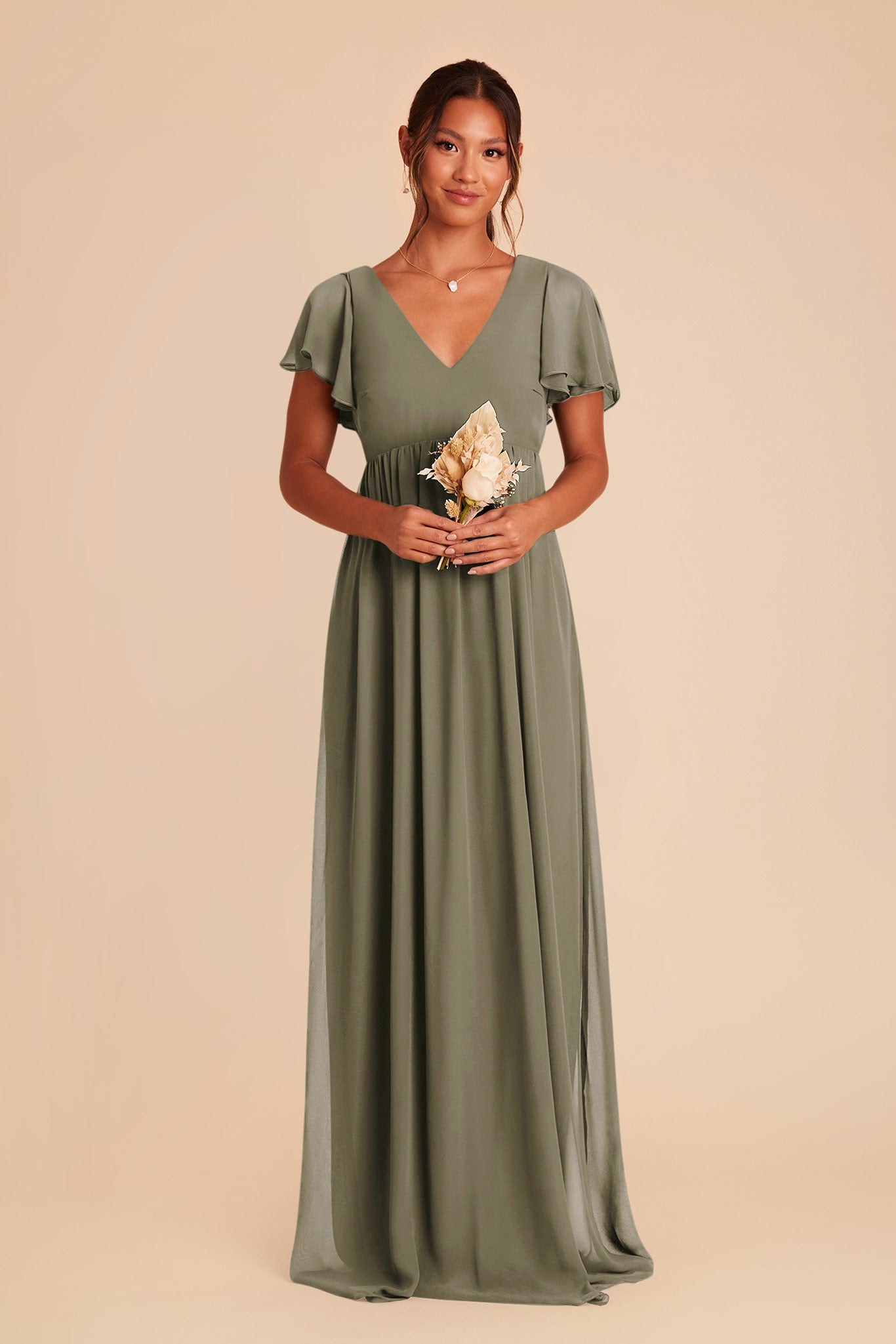 Thyme Hannah Chiffon Dress by Birdy Grey